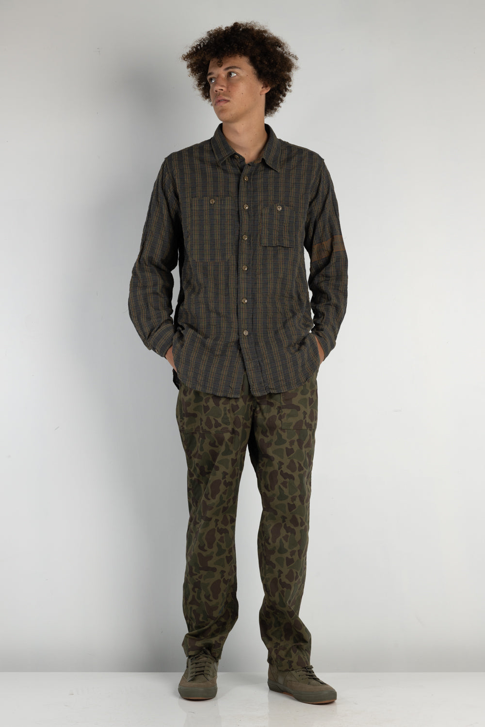 Engineered Garments Fatigue Pant 6.5oz Flat Twill olive The Standard  Store