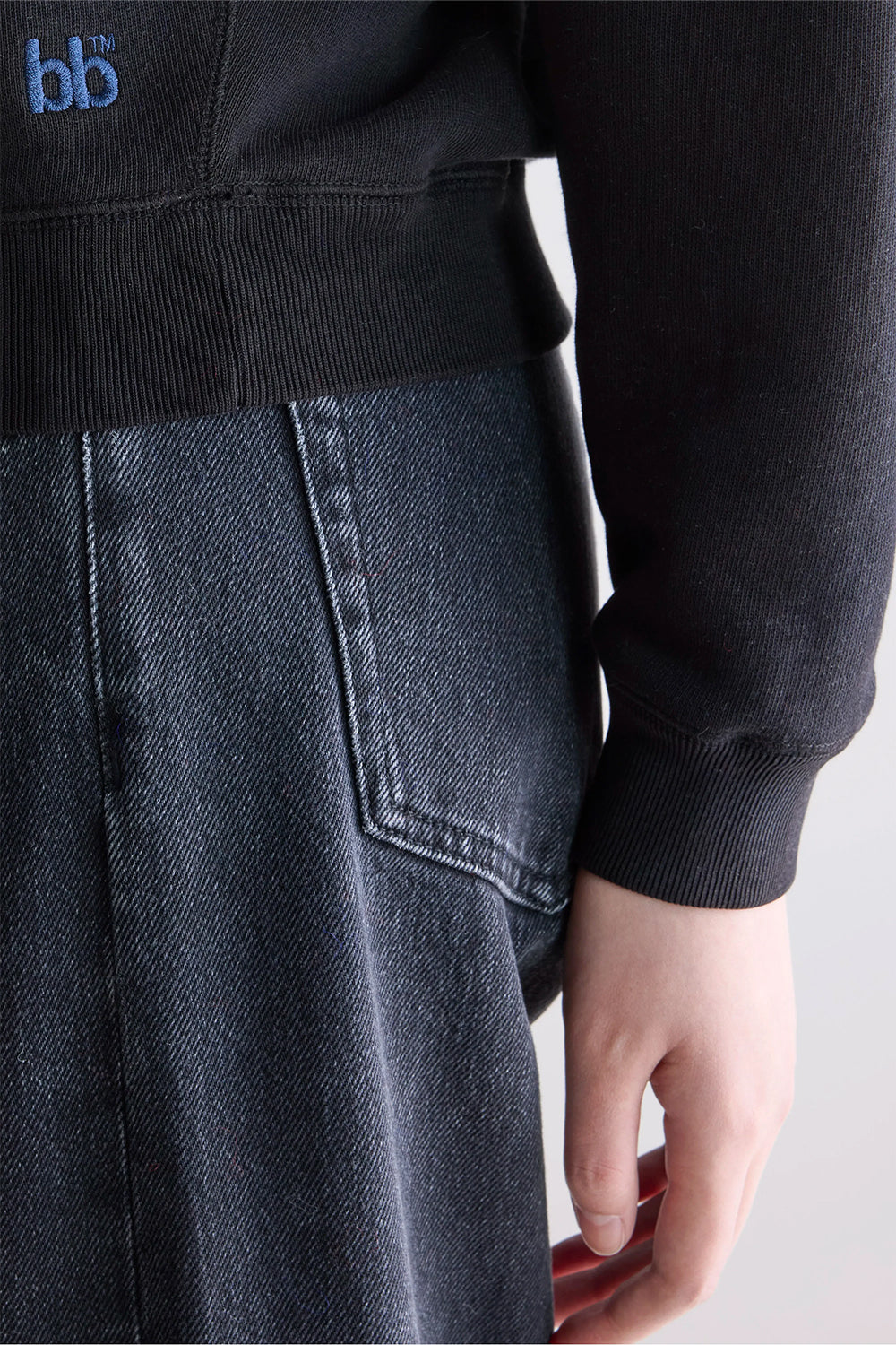 Fella Sweatshirt, Black Blue | Bellerose | The Standard Store