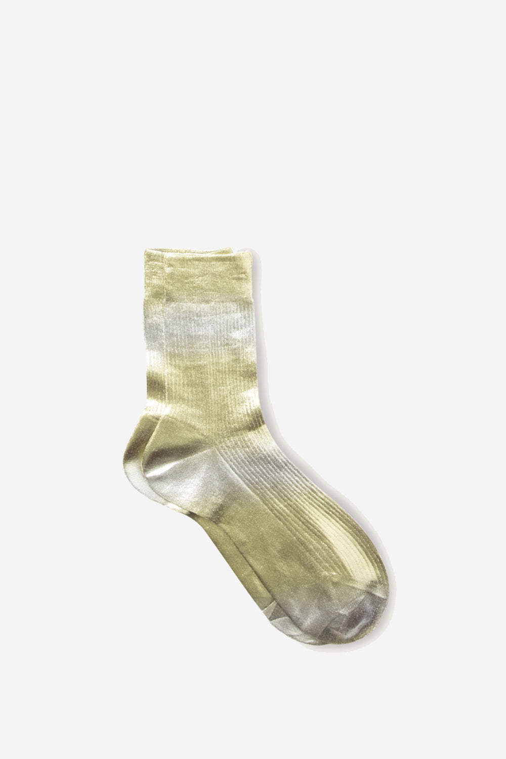 Novelty Luce Laminated Sock, Yellow