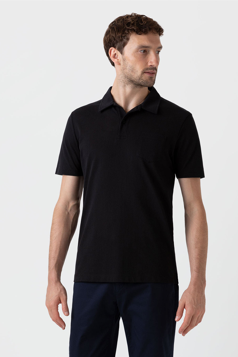 Riviera Polo Shirt, Black