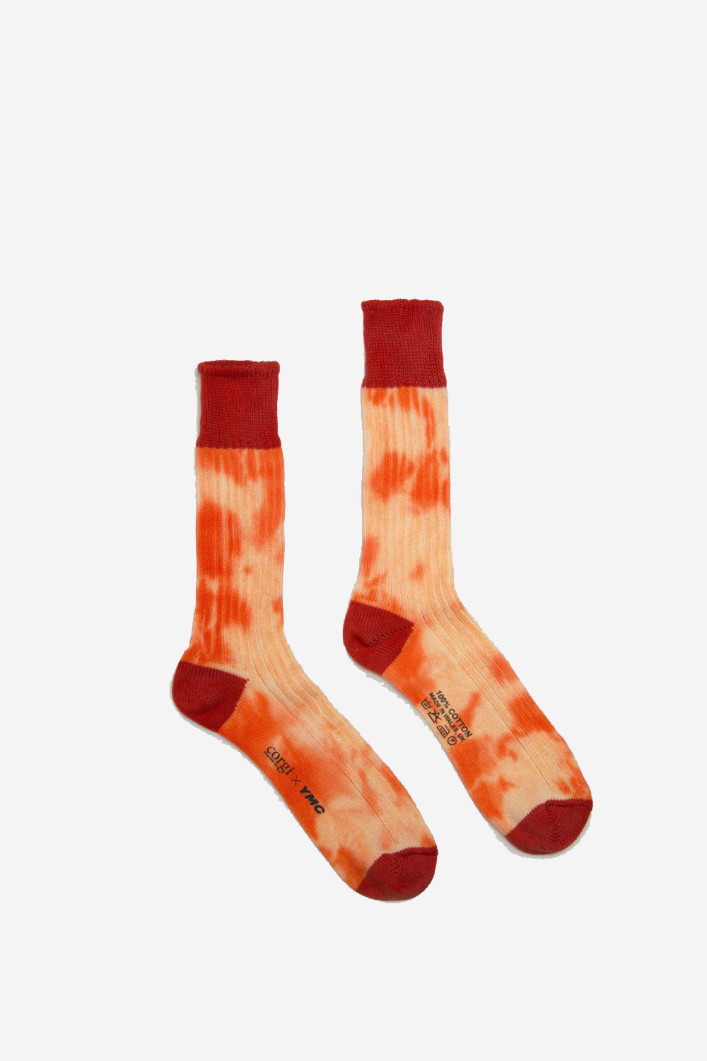 Tie Dye Sock, Red