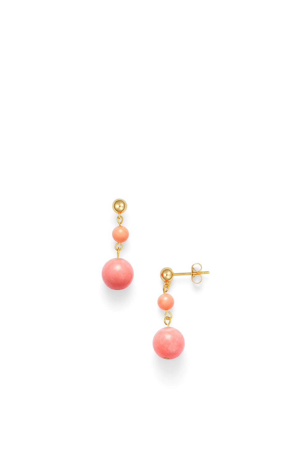 Flamingo Drops Earring, Gold