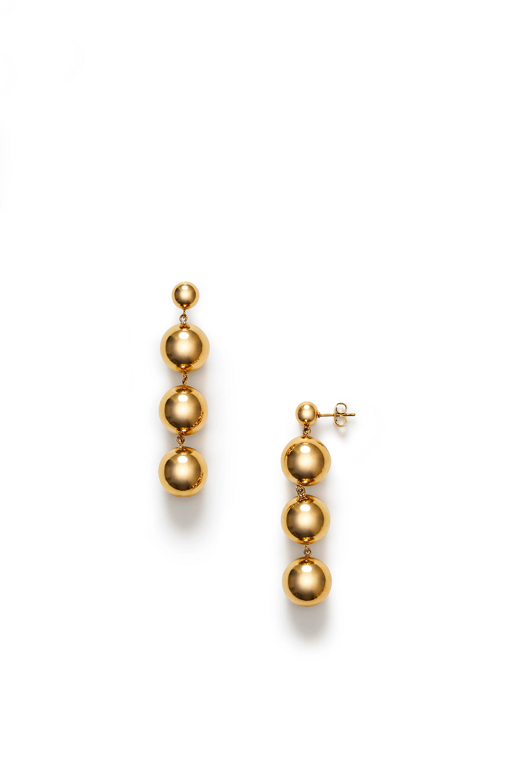 Hi Ho Earrings, Gold