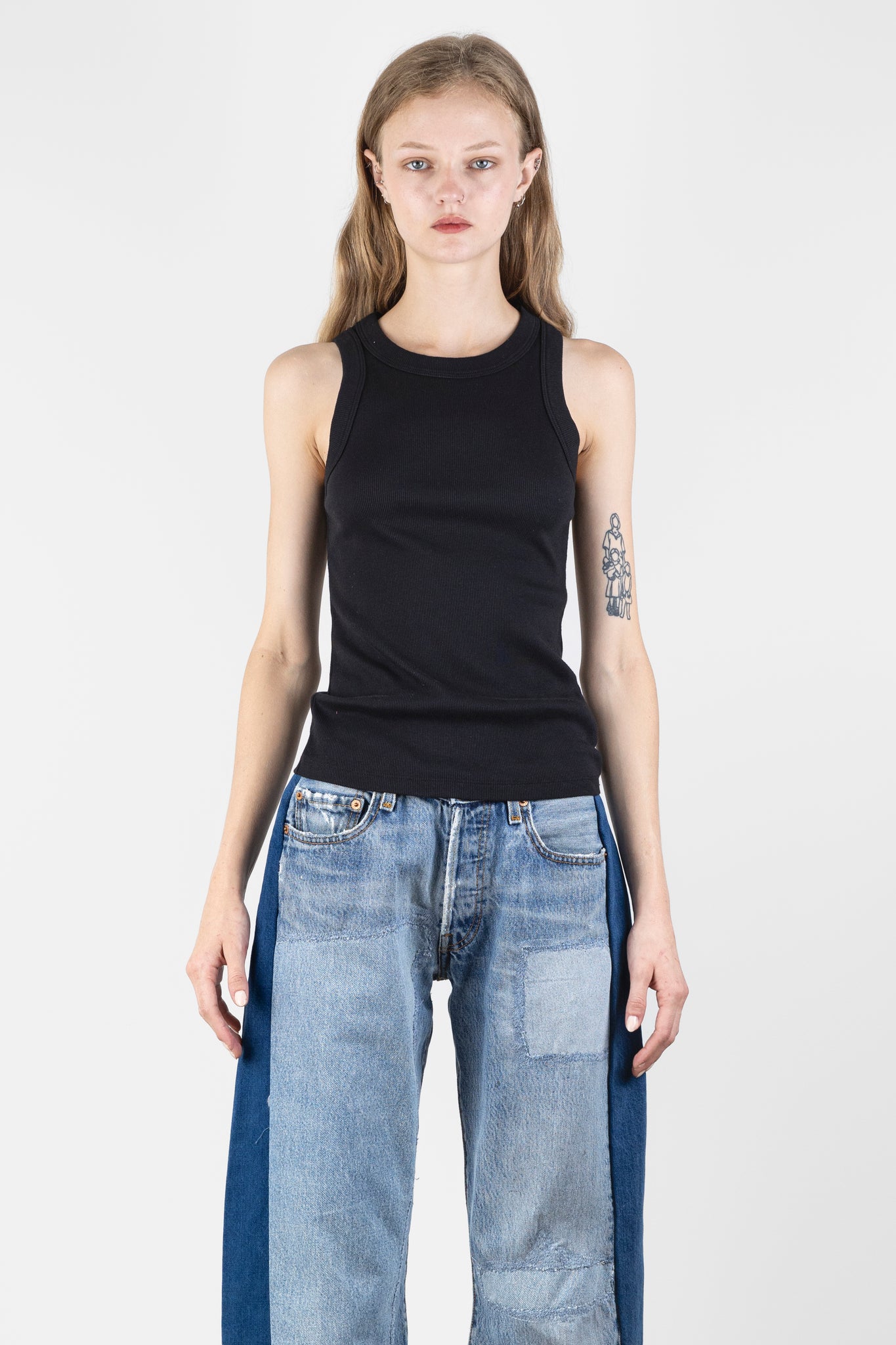 Ribbed Tank, Black | Anntian | The Standard Store