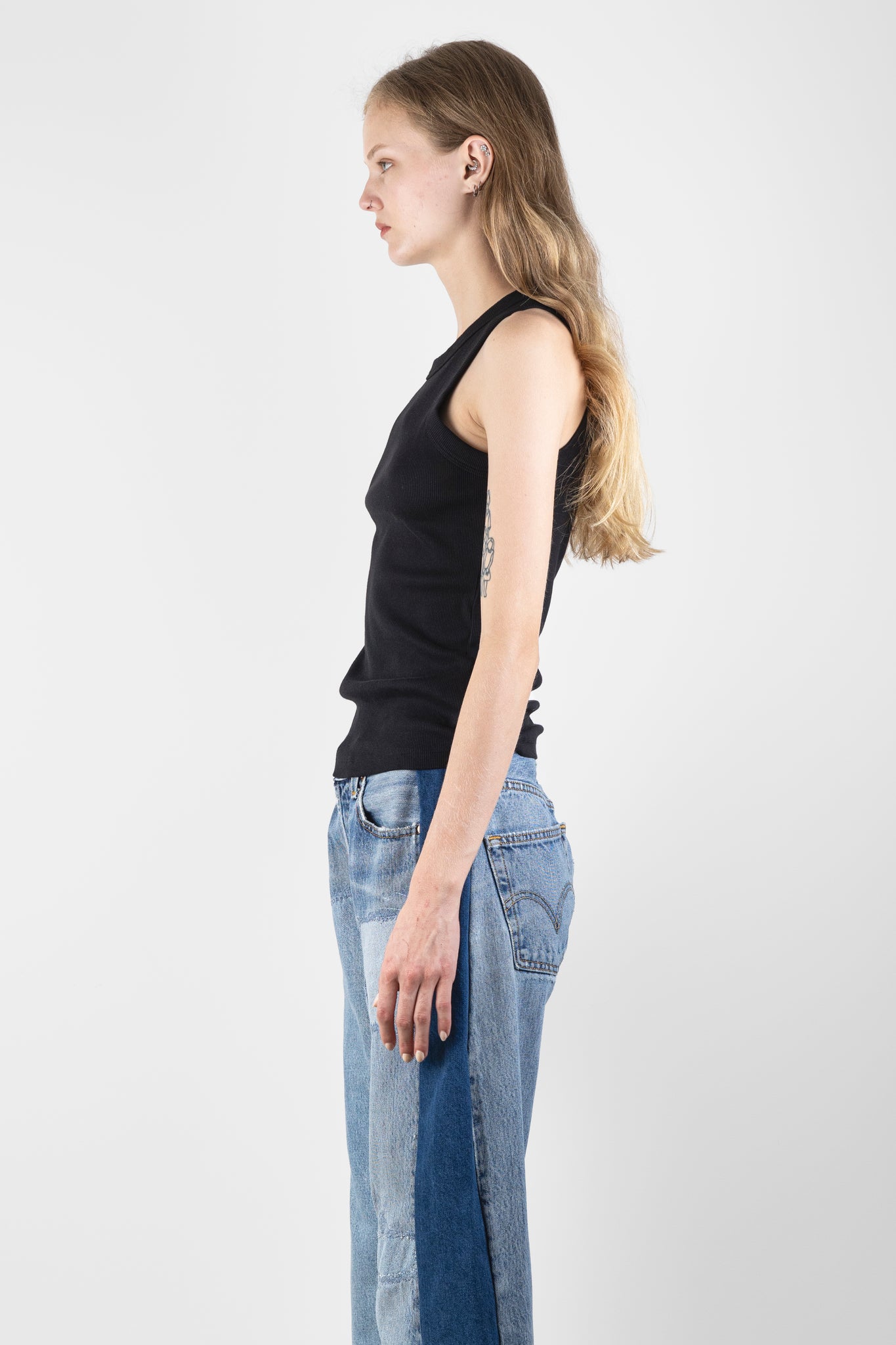 Ribbed Tank, Black | Anntian | The Standard Store