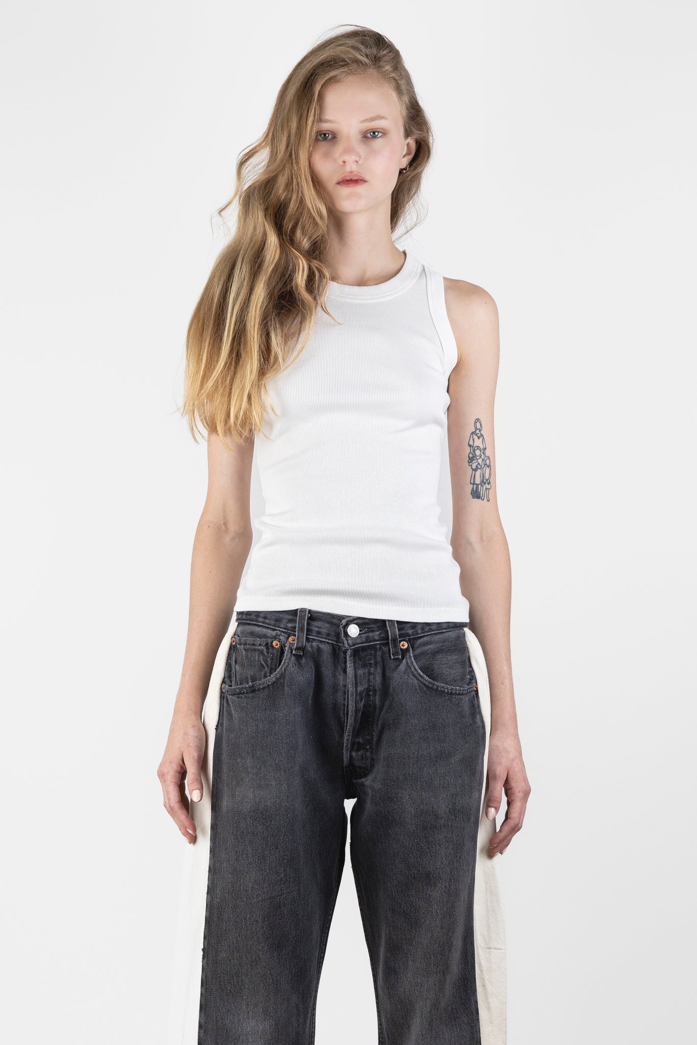 Ribbed Tank, White | B Sides | The Standard Store