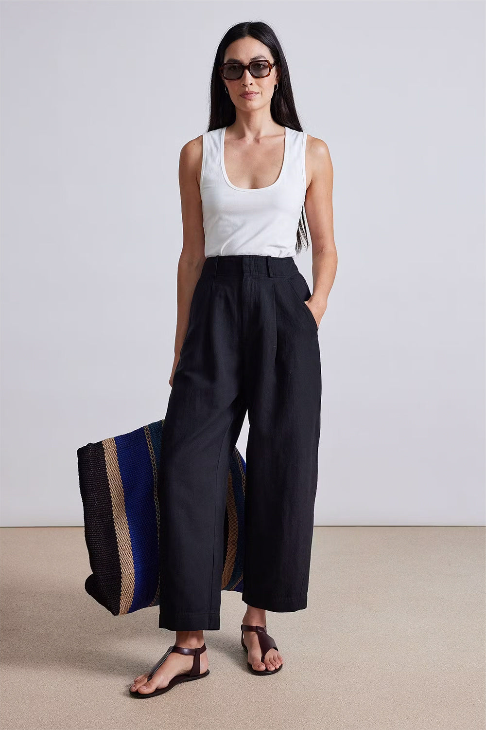 Bari Crop Trouser | Apiece Apart | The Standard Store