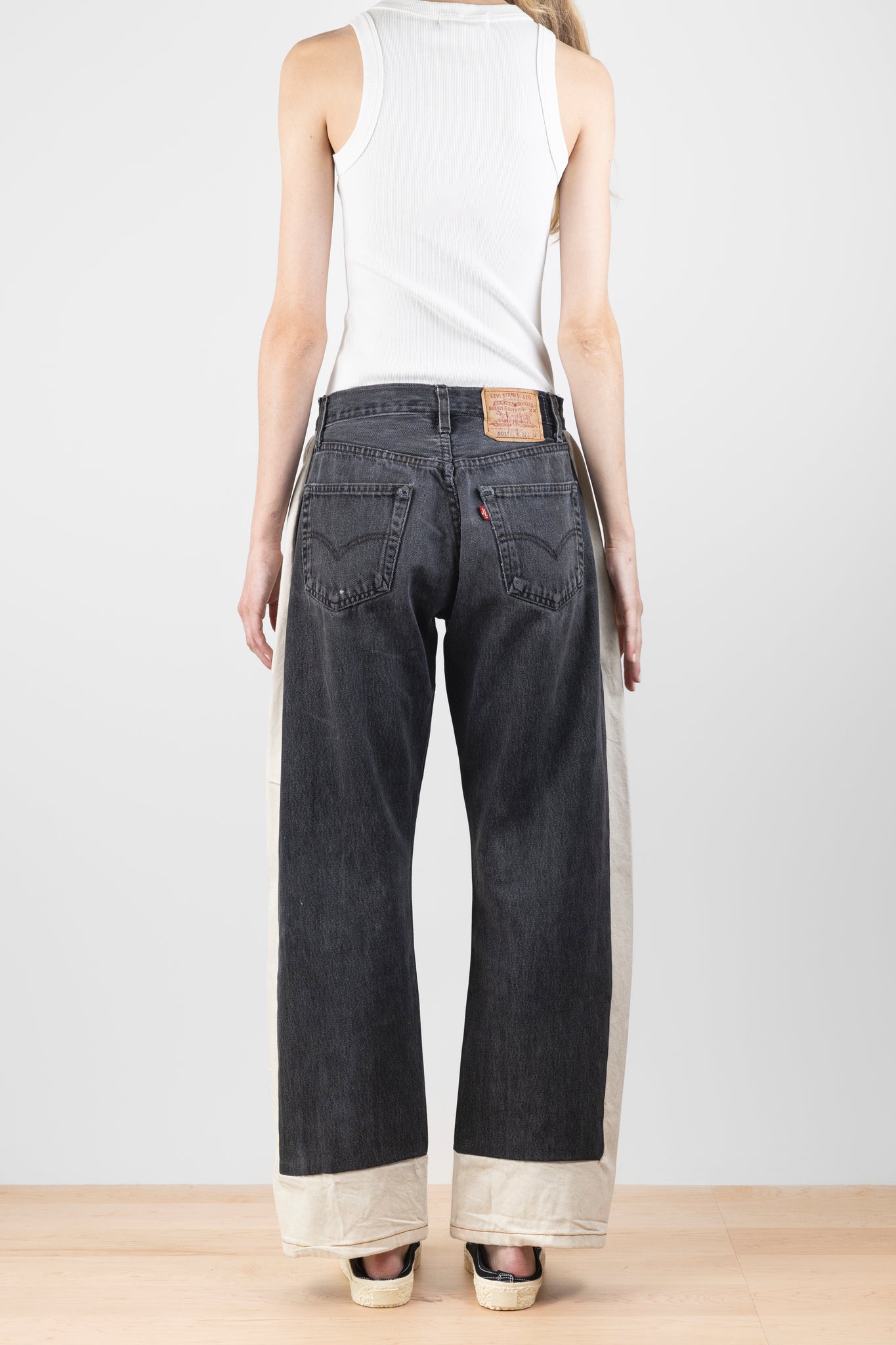 Reworked Slouch Vintage Black/Natural | B Sides | The Standard Store