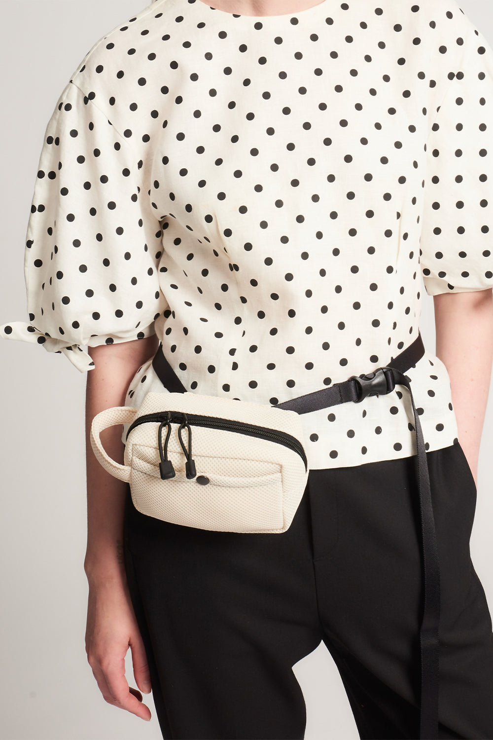 Belt Pouch Mini, Mesh Ivory | Bags In Progress | The Standard Store