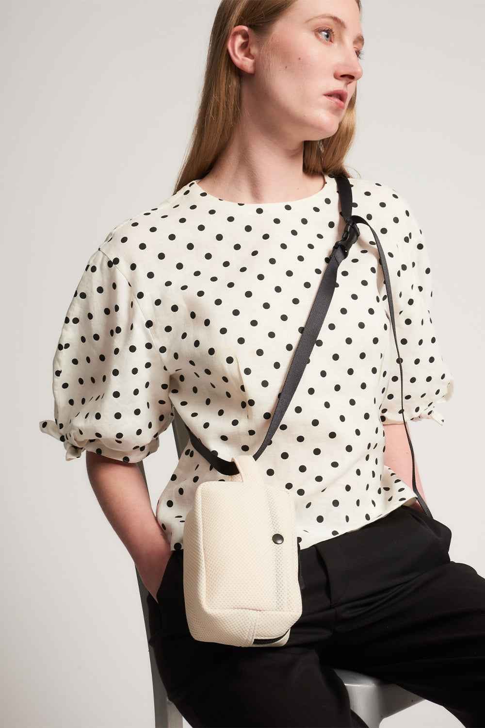 Belt Pouch Mini, Mesh Ivory | Bags In Progress | The Standard Store