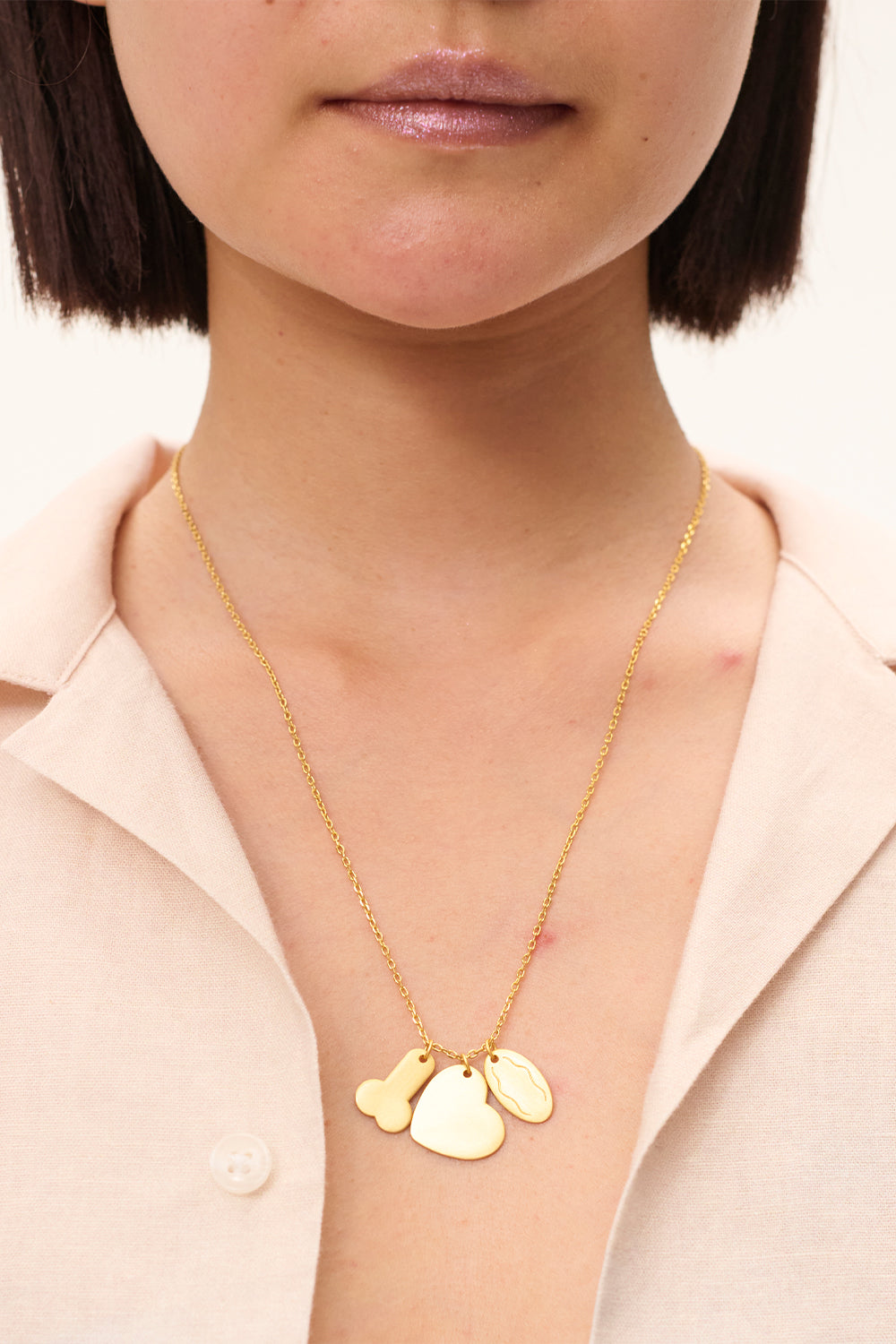 Gold & Naughty Necklace | Carne Bollente | The Standard Store