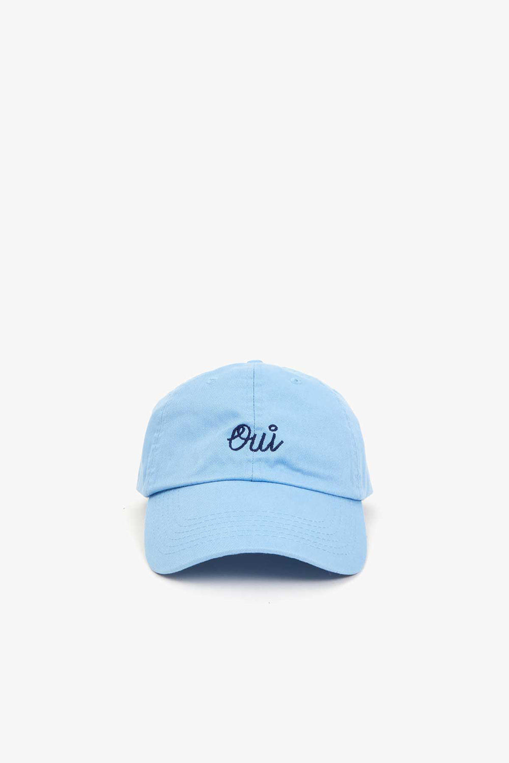 BaseBall Hat Embroidered Oui Sky Blue | Clare V | The Standard Store