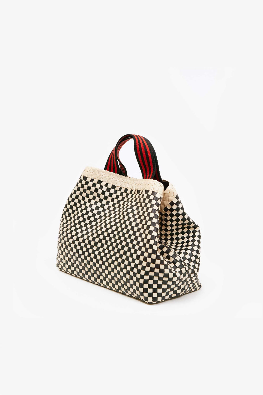 Bateau Tote Woven Checker | Clare V | The Standard Store