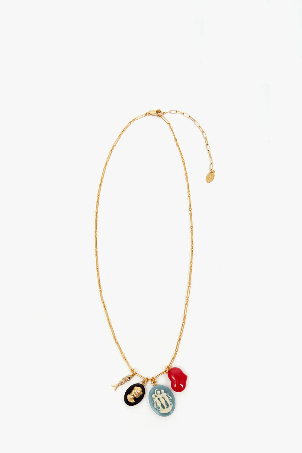 Cameo Charm Necklace | Clare V | The Standard Store

