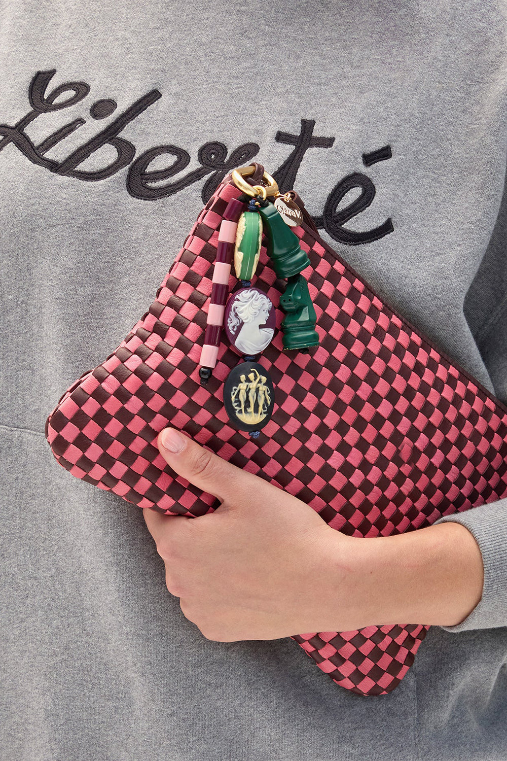 Cameo Fob | Clare V | The Standard Store
