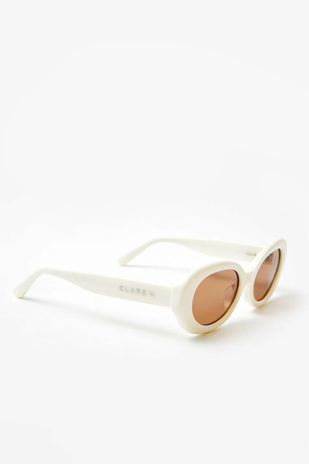 Julia Sunglasses Cream | Clare V | The Standard Store