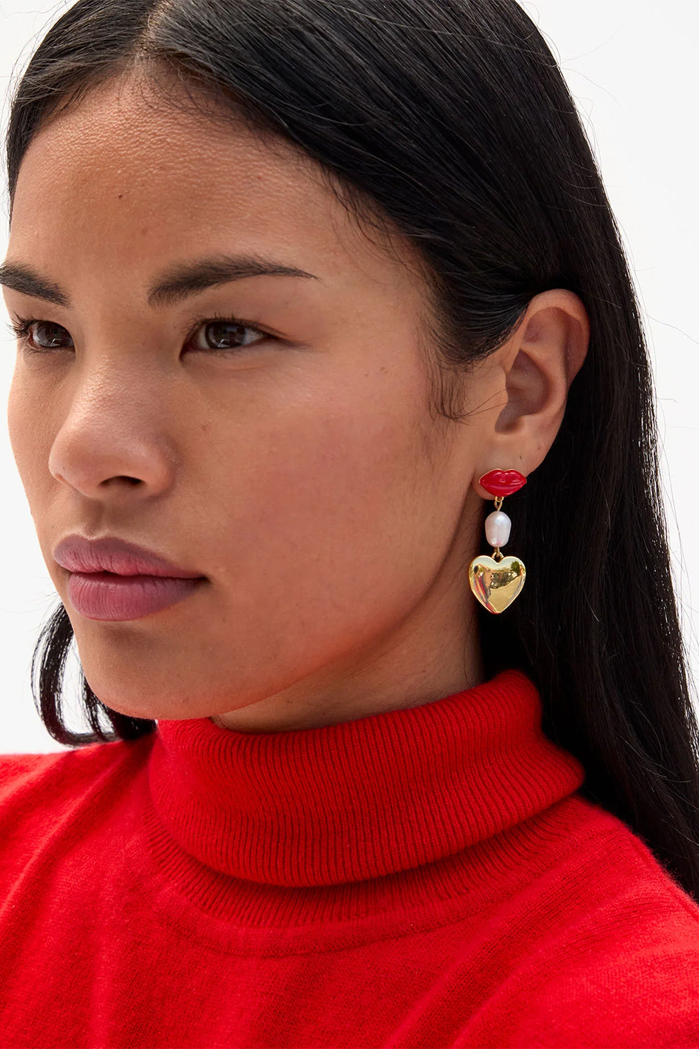 Le Lips Earrings | Clare V | The Standard Store