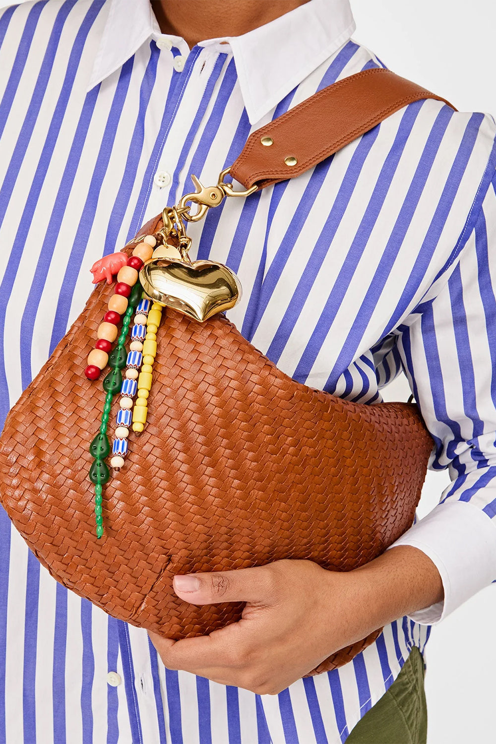 Le Long Beaded Tassle Multi | Clare V | The Standard Store