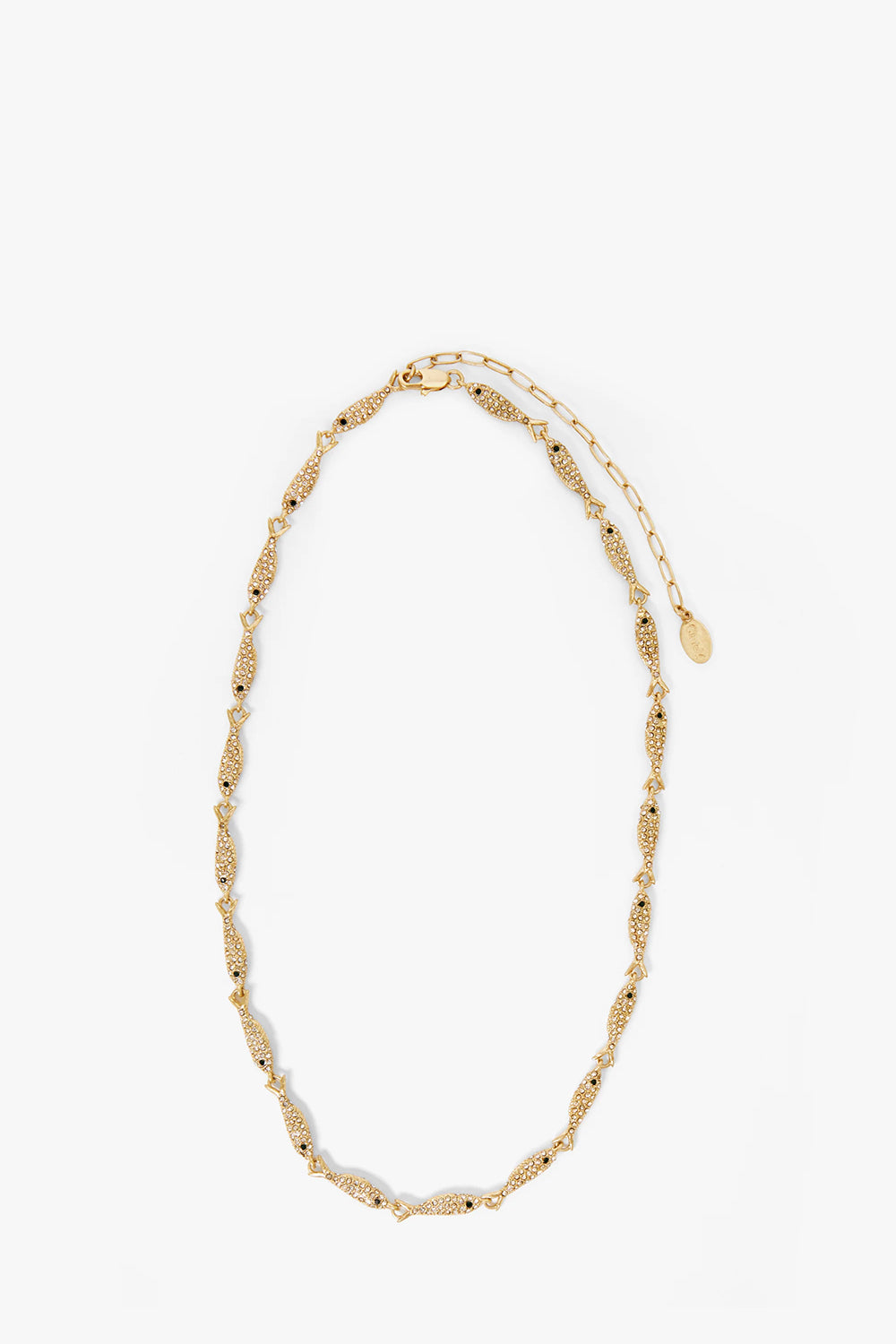 Le Pave Sardine Necklace Vintage Gold