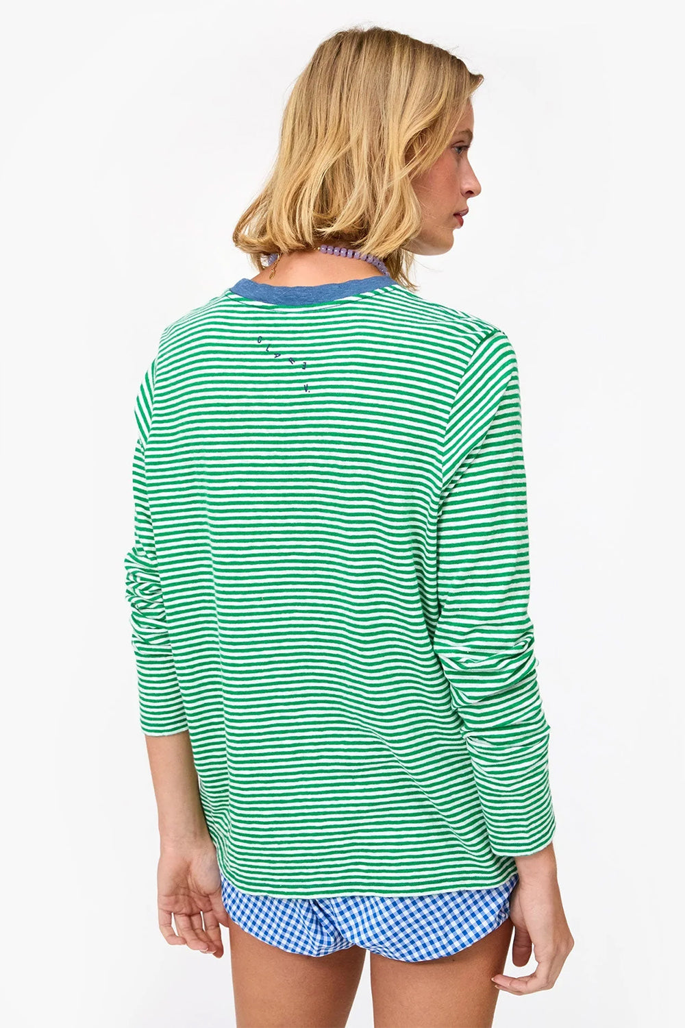 Linen Tee Long Sleeve | Clare V | The Standard Store