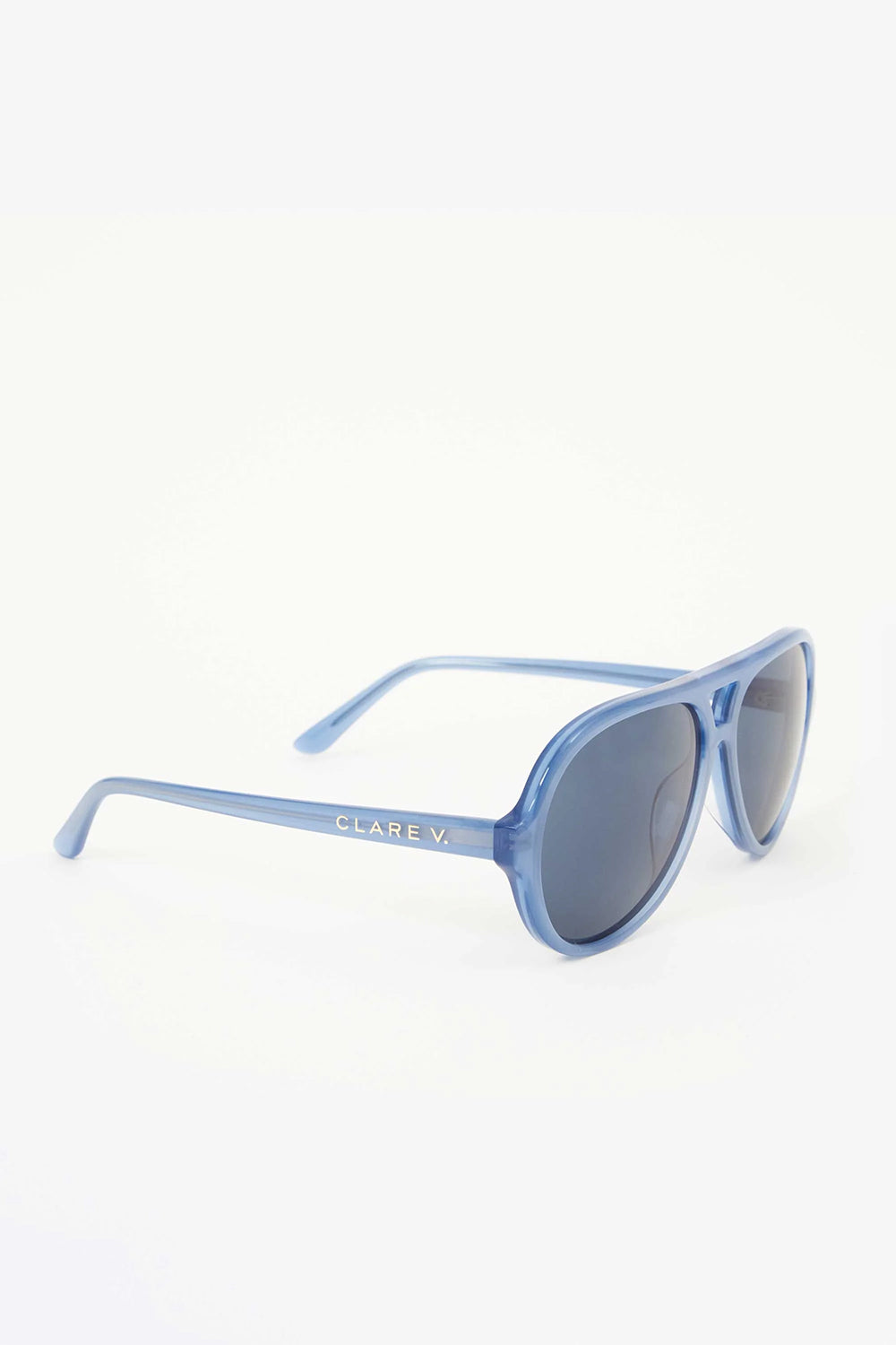 Lizzie Sunglassses Petrol Blue | Clare V | The Standard Store