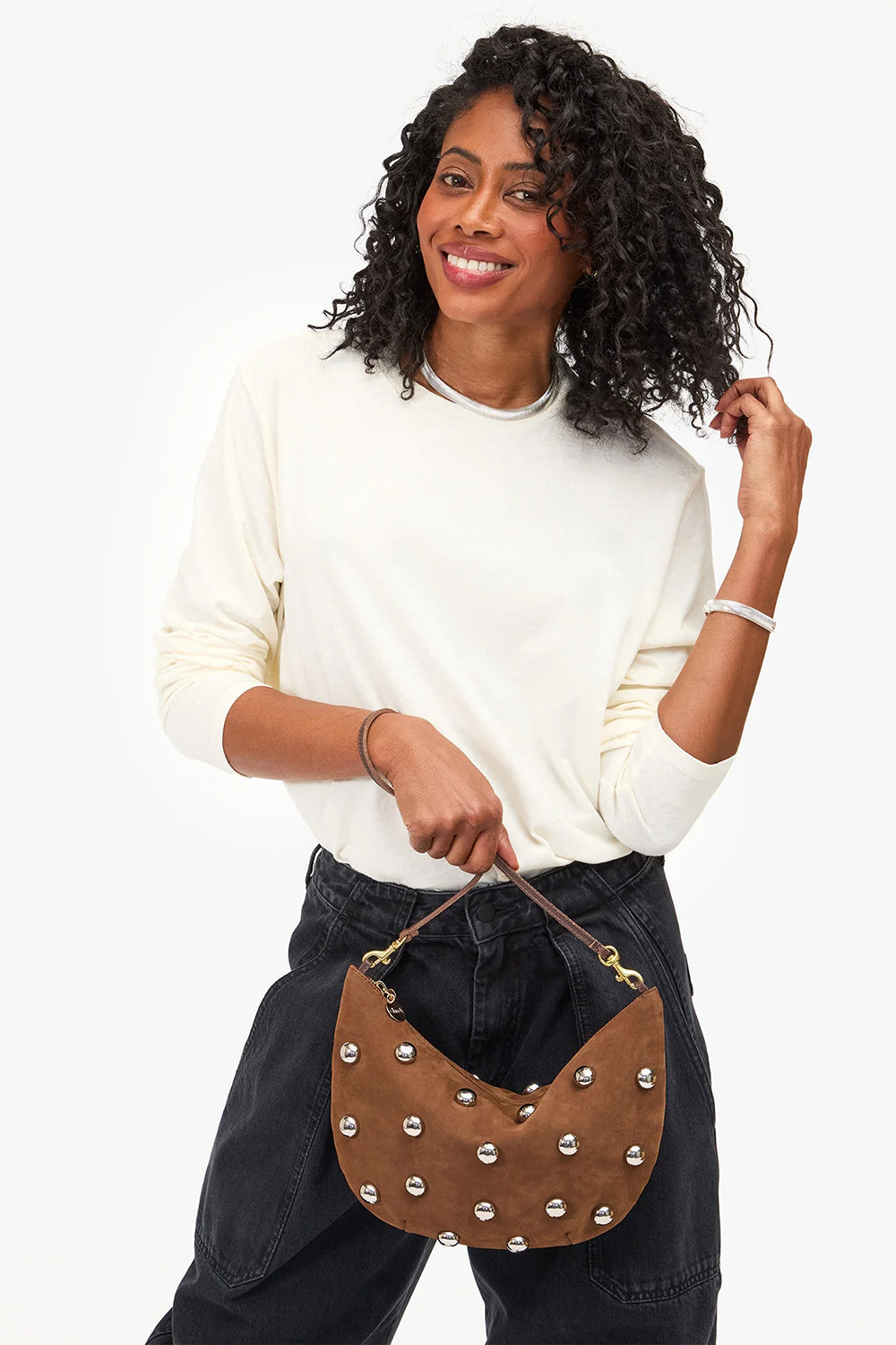 Lune Nubuck w /Studs | Clare V | The Standard Store

