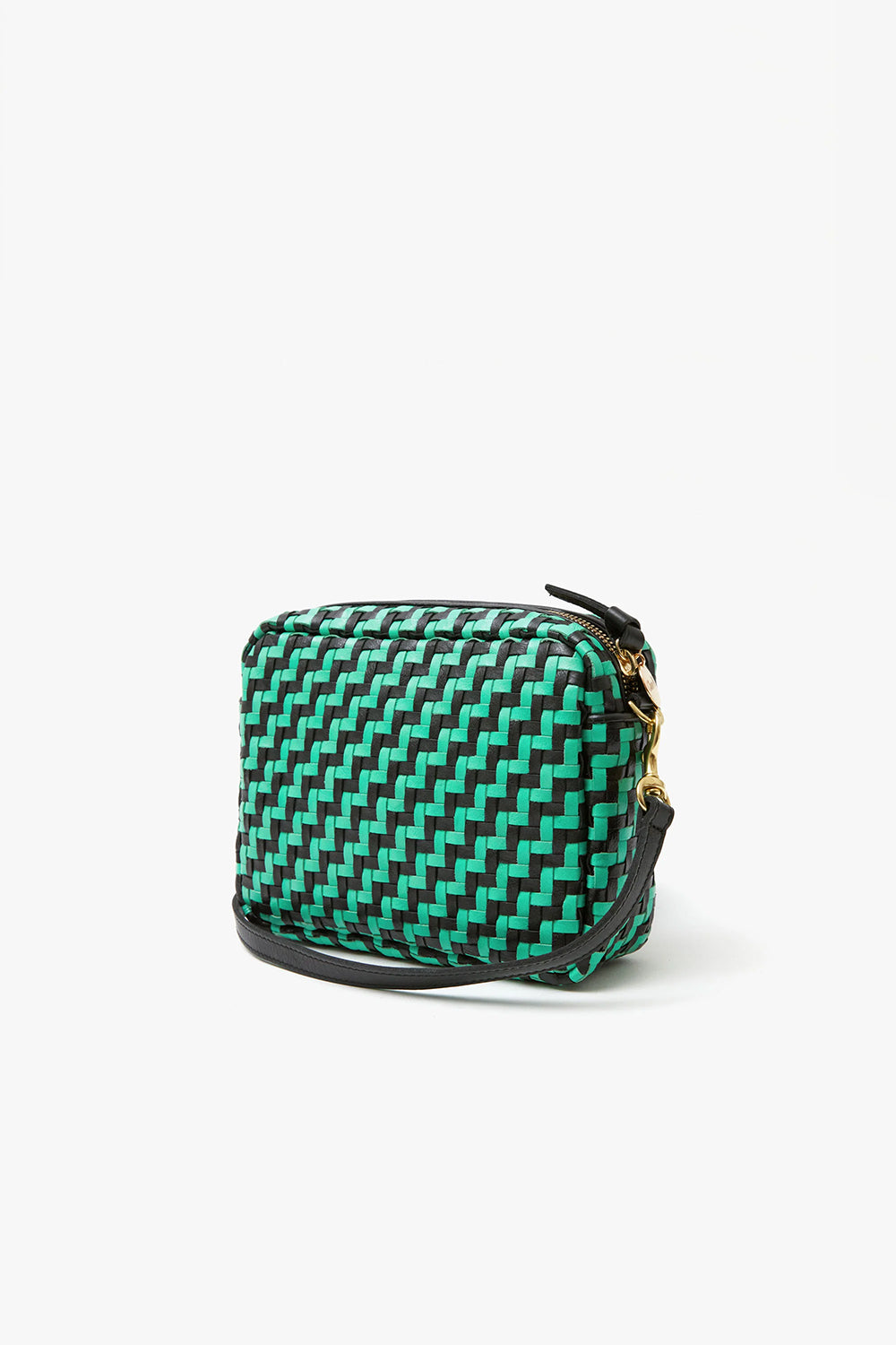 Midi Sac Mint Opal/Black | Clare V | The Standard Store