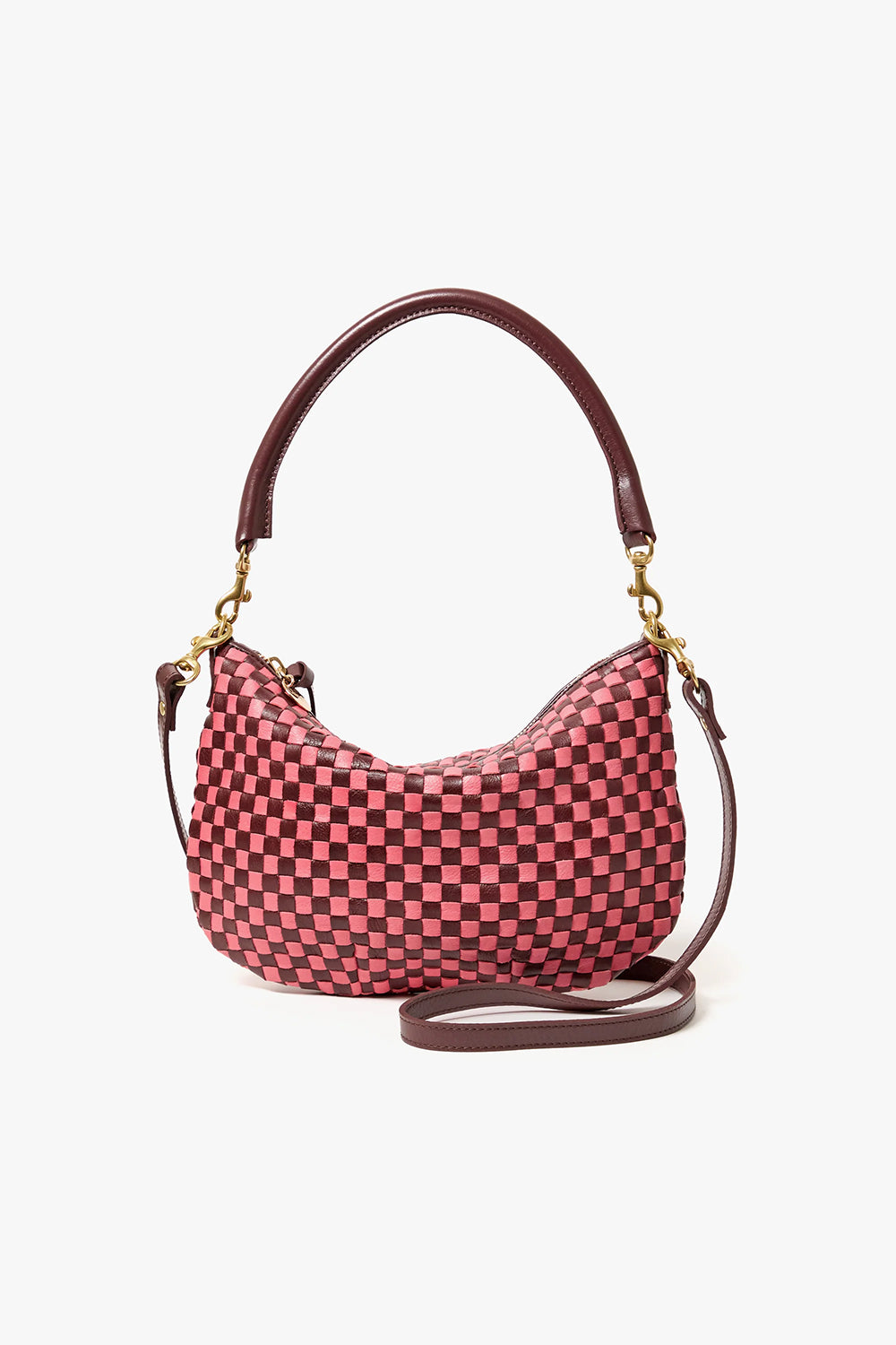 Petit Moyen Messenger Raisin/Petal | Clare V | The Standard Store

