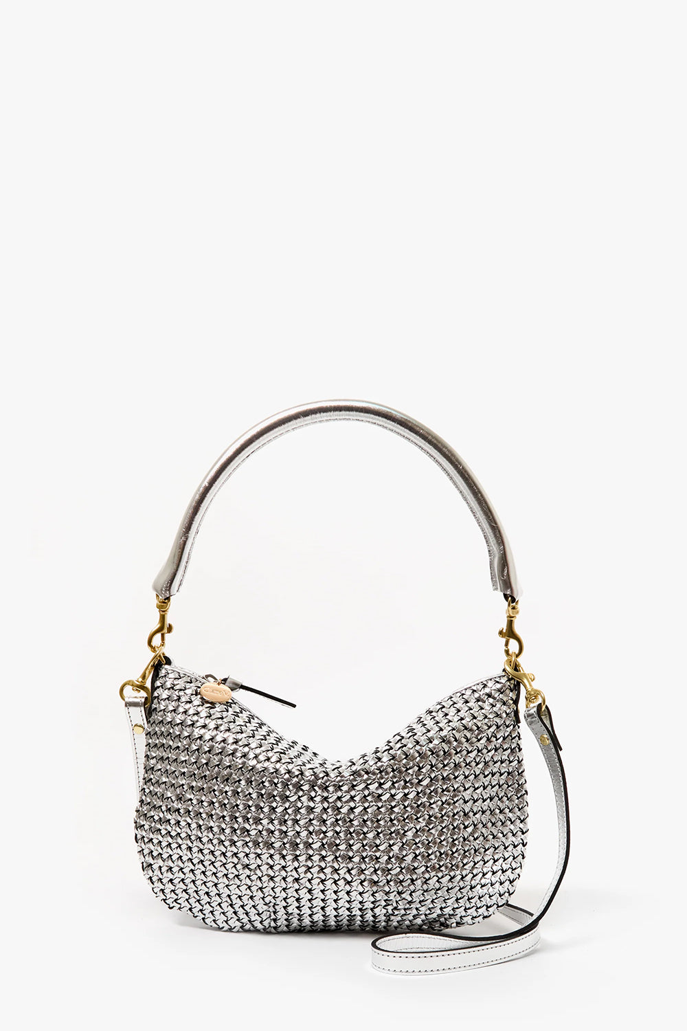 Petit Moyen Messenger Silver | Clare V | The Standard Store

