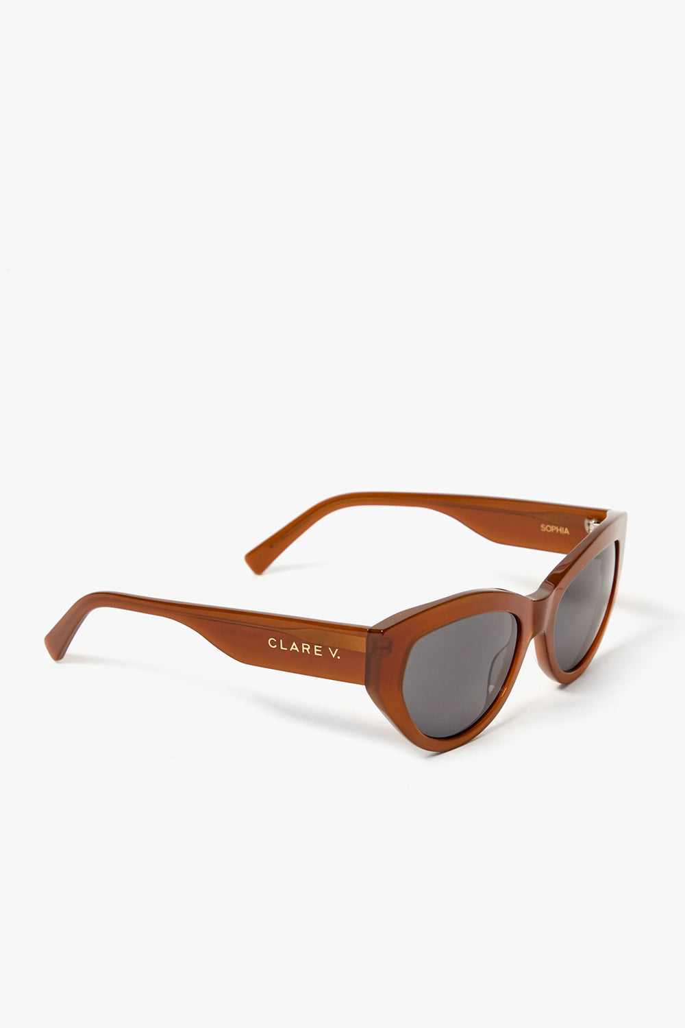 Sophia Sunglasses Chocolate | Clare V | The Standard Store


