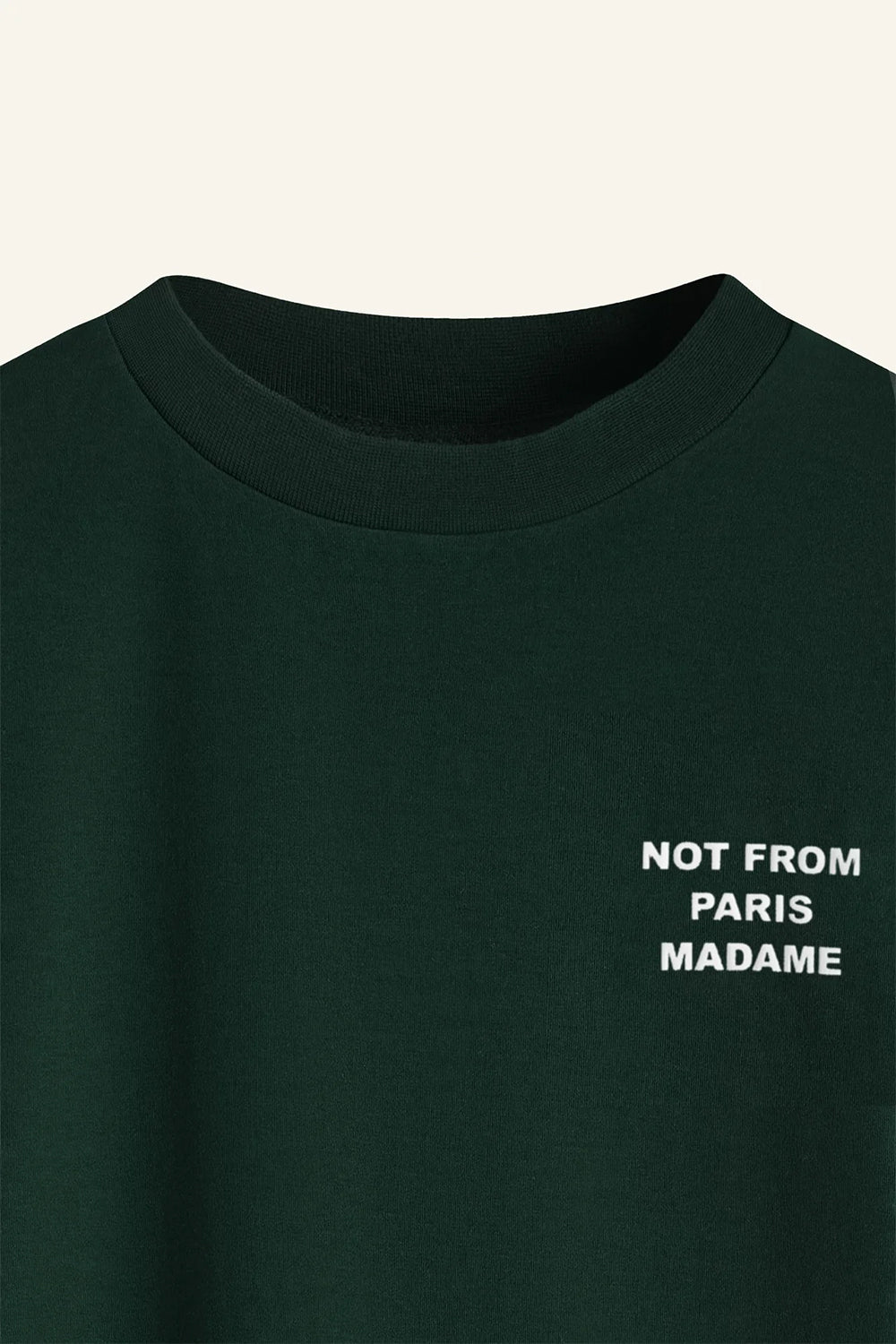 Le T-Shirt Slogan, Dark Green | Drôle de Monsieur | The Standard Store