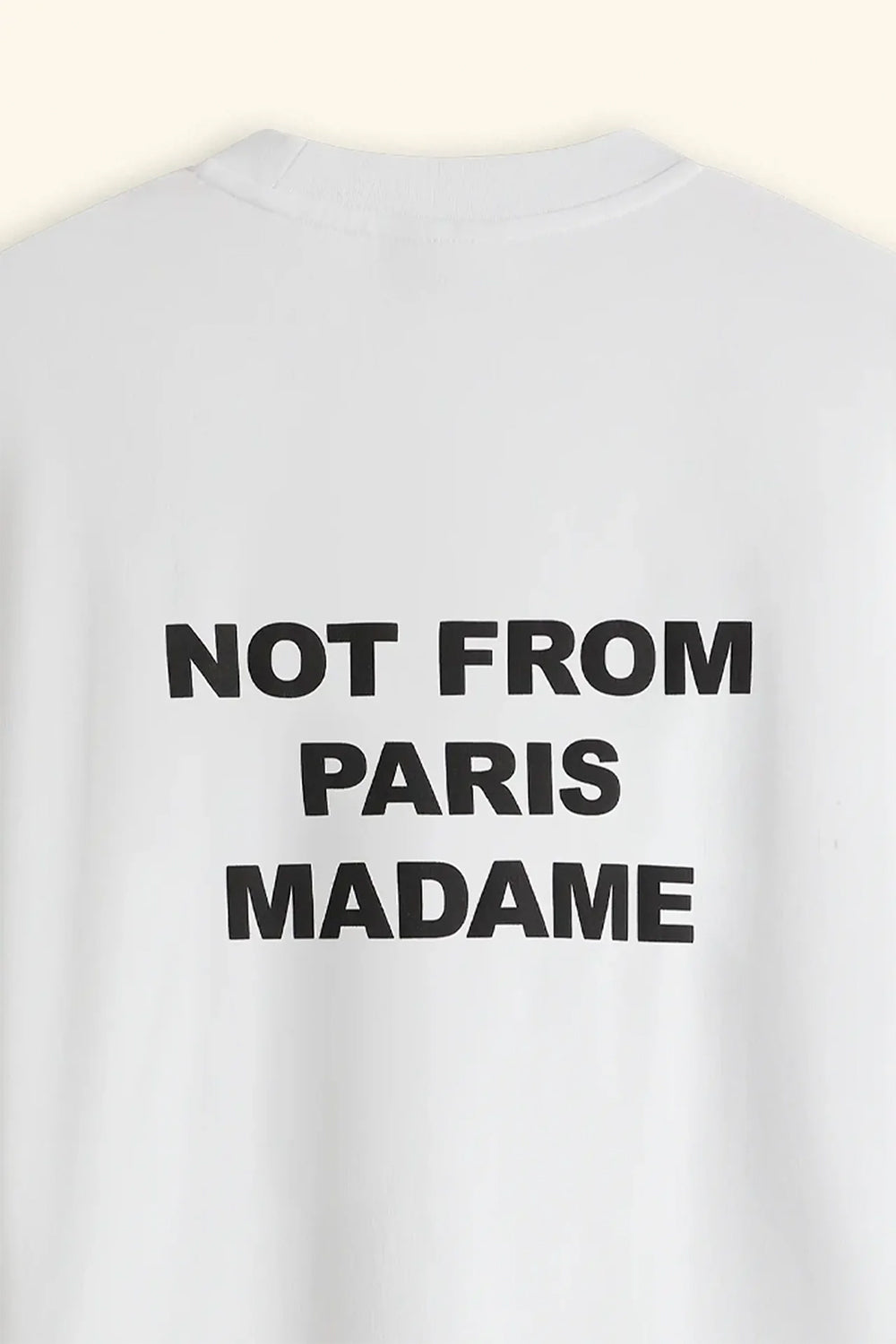 Le T-Shirt Slogan, Optic White | Drôle de Monsieur | The Standard Store