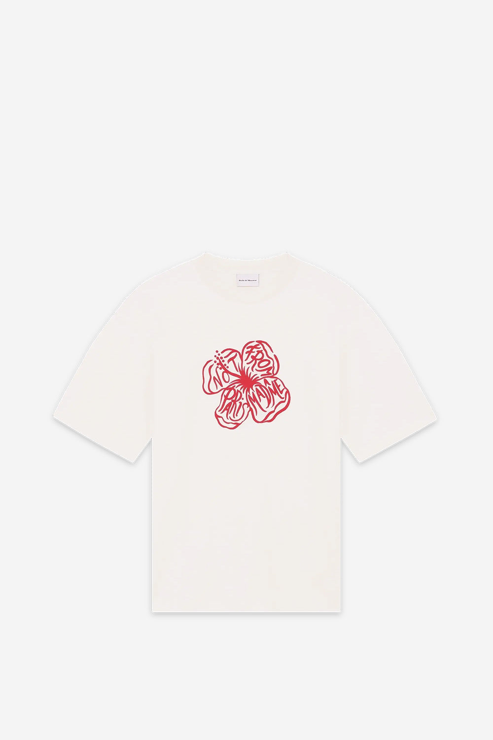 T-Shirt Slogan Hibiscus | Drôle de Monsieur | The Standard Store