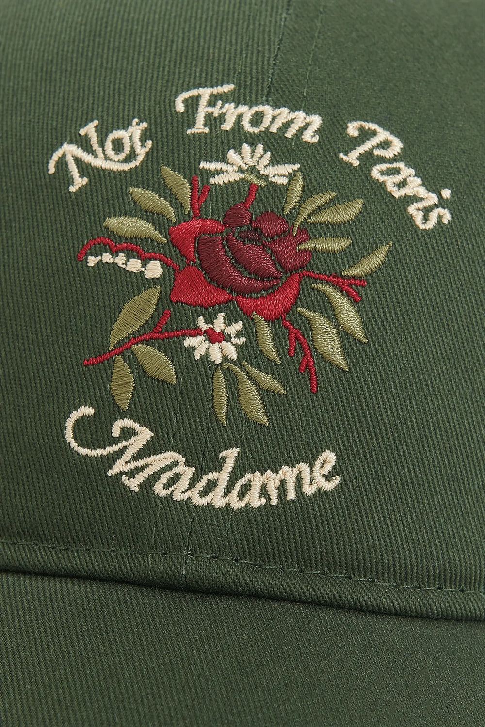 La Casquette Slogan Fleurs | Drôle de Monsieur