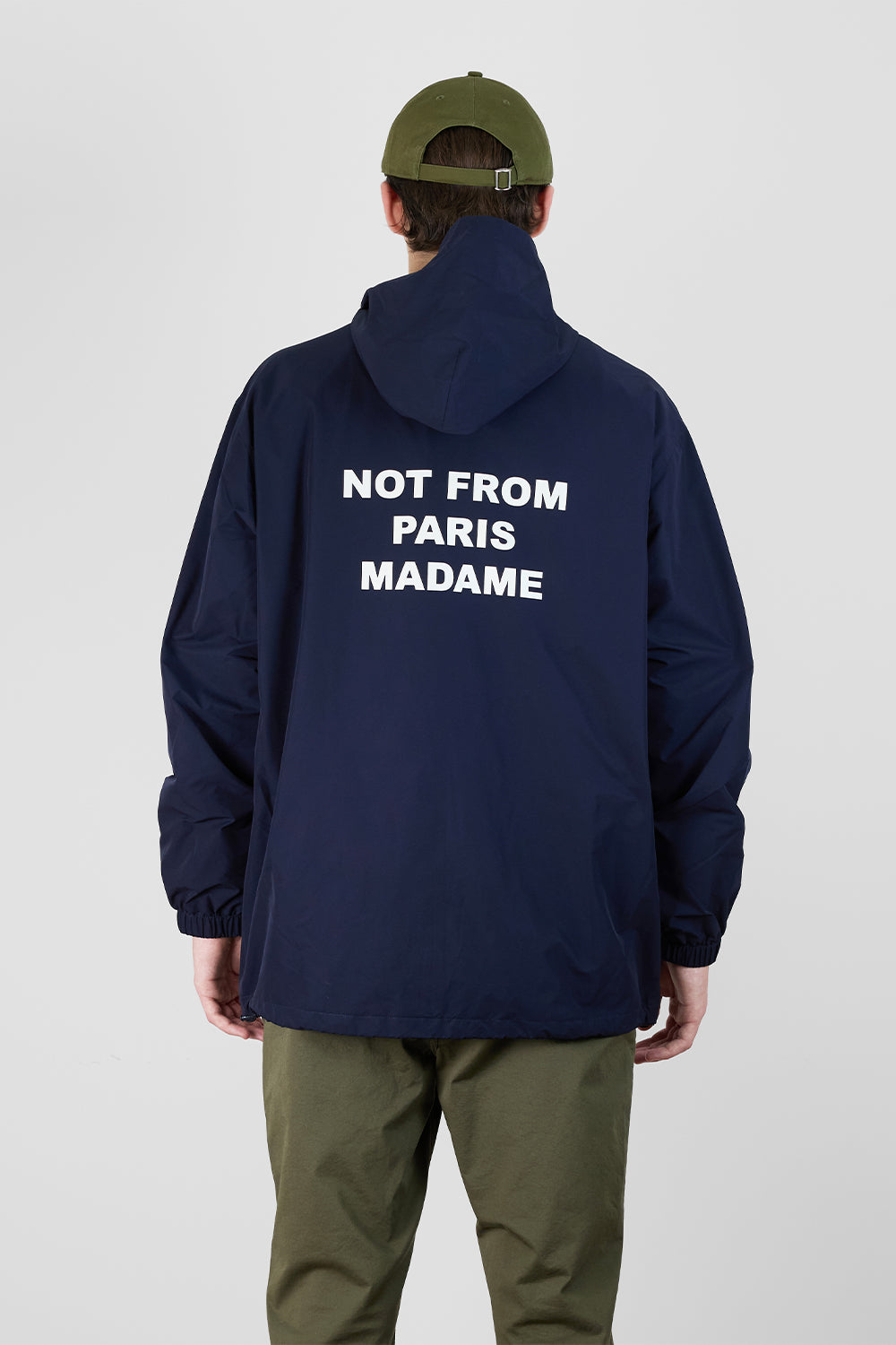 La Veste Capuche Slogan Jacket | Drôle de Monsieur | The Standard Store