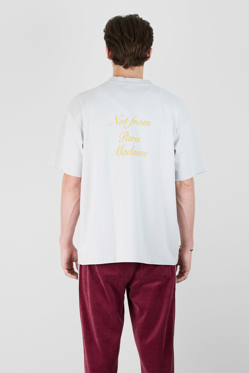 Le T-Shirt Slogan Calligraphy | Drôle de Monsieur | The Standard Store

