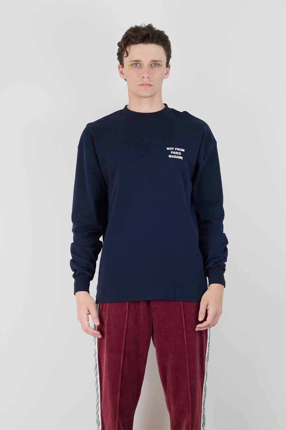 Le T-shirt Slogan ML | Drôle de Monsieur | The Standard Store

