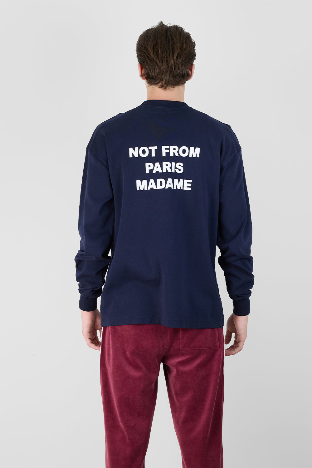 Le T-shirt Slogan ML | Drôle de Monsieur | The Standard Store

