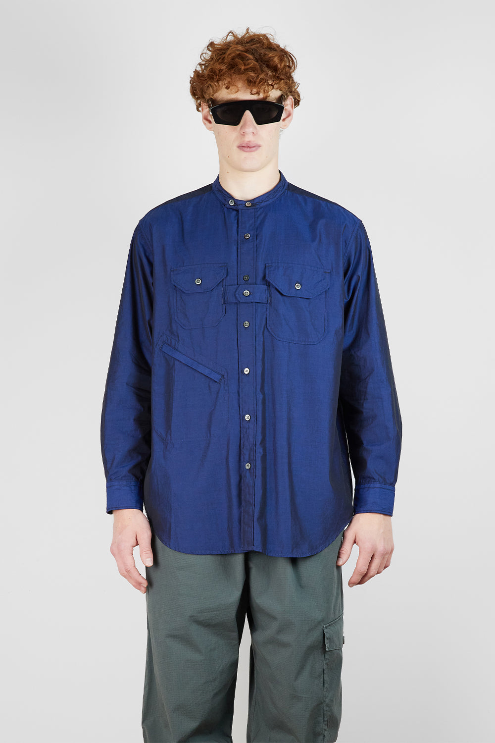 ENGINEERED GARMENTS Banded Collar Shirt Engineered Garments ENGINEERED GARMENTS Banded Collar Shirt Engineered Garments