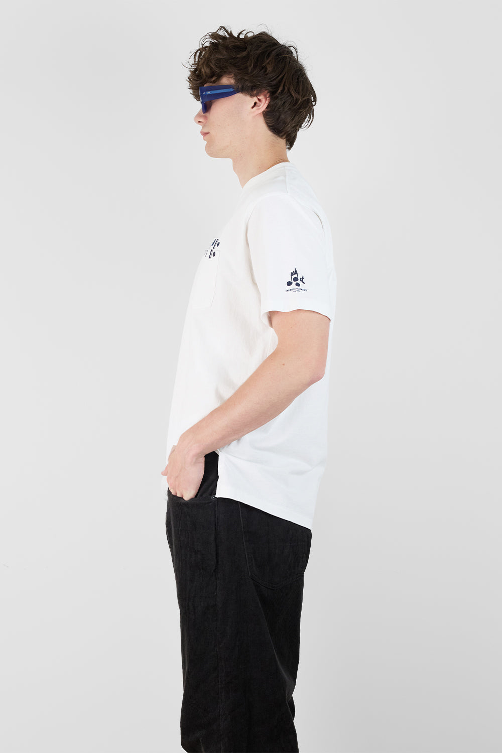 Printed Cross Crew Neck T-Shirt