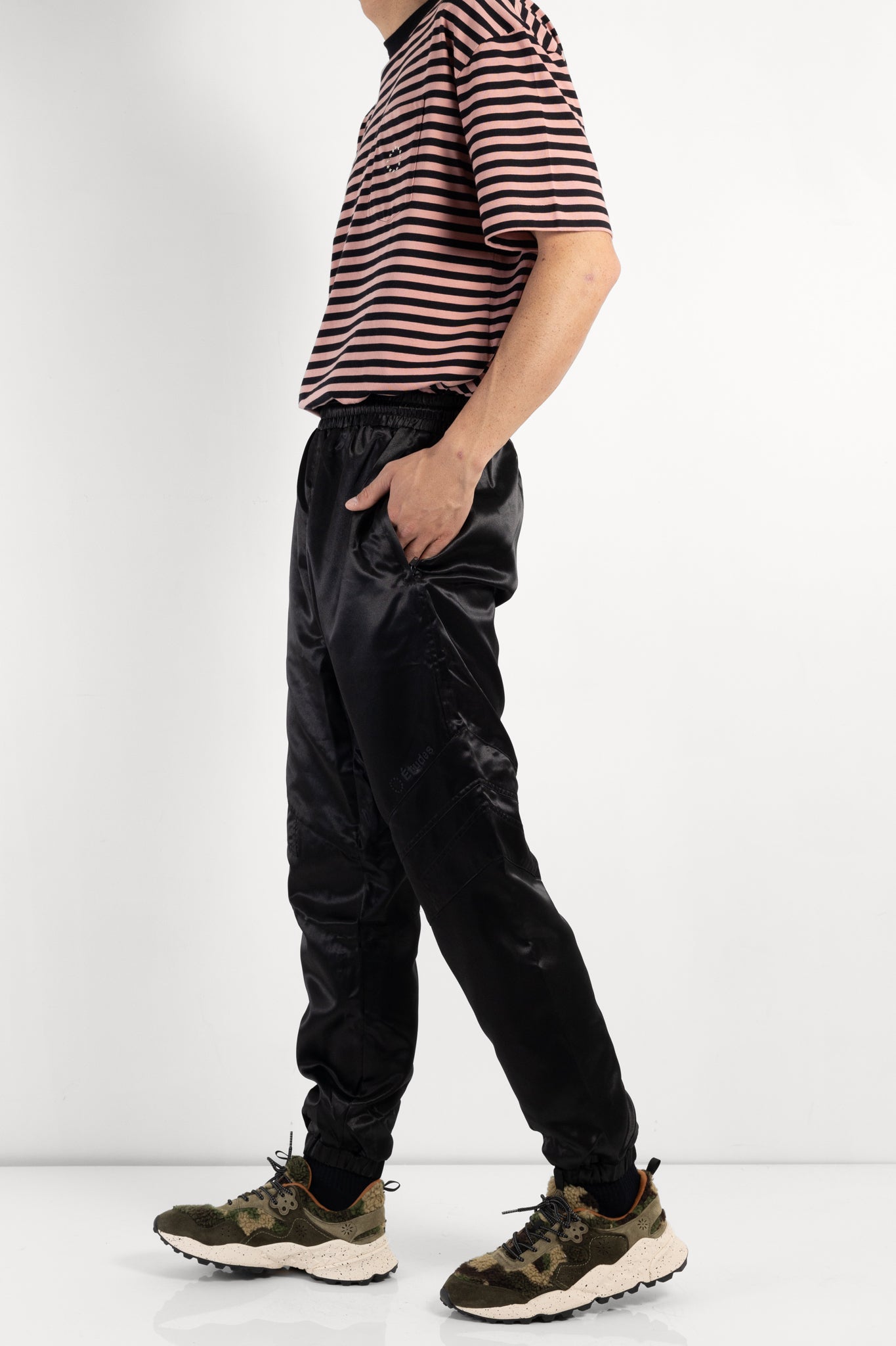 mens trouser | Etudes Tour Satin trackpant | The Standard Store