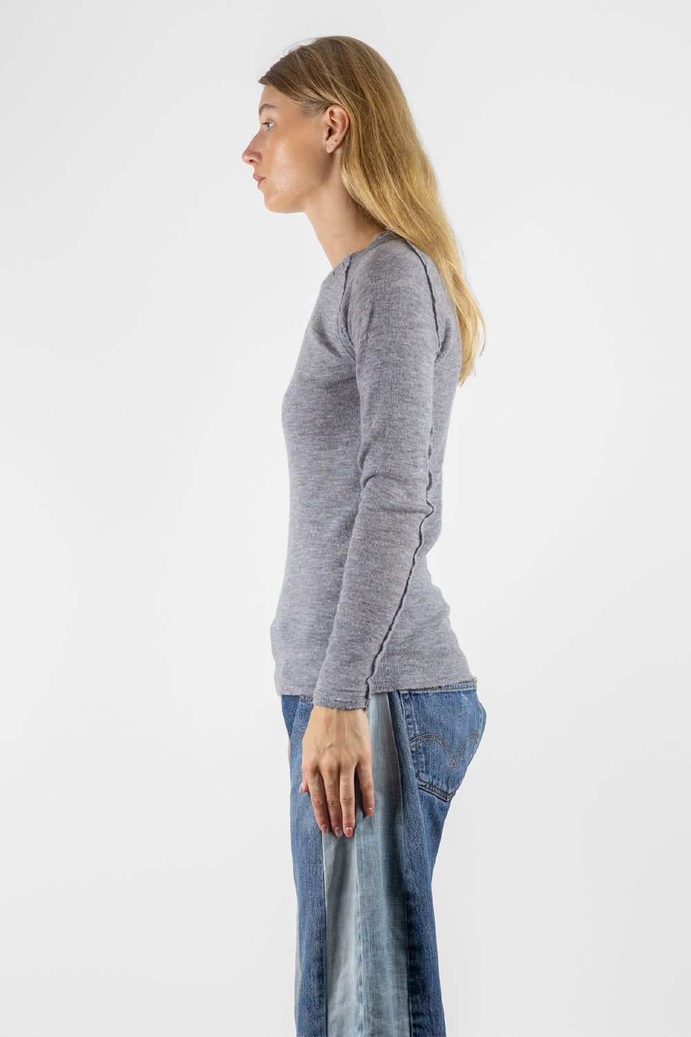 Barba Knit, Light Grey | Gudrun & Gudrun | The Standard Store