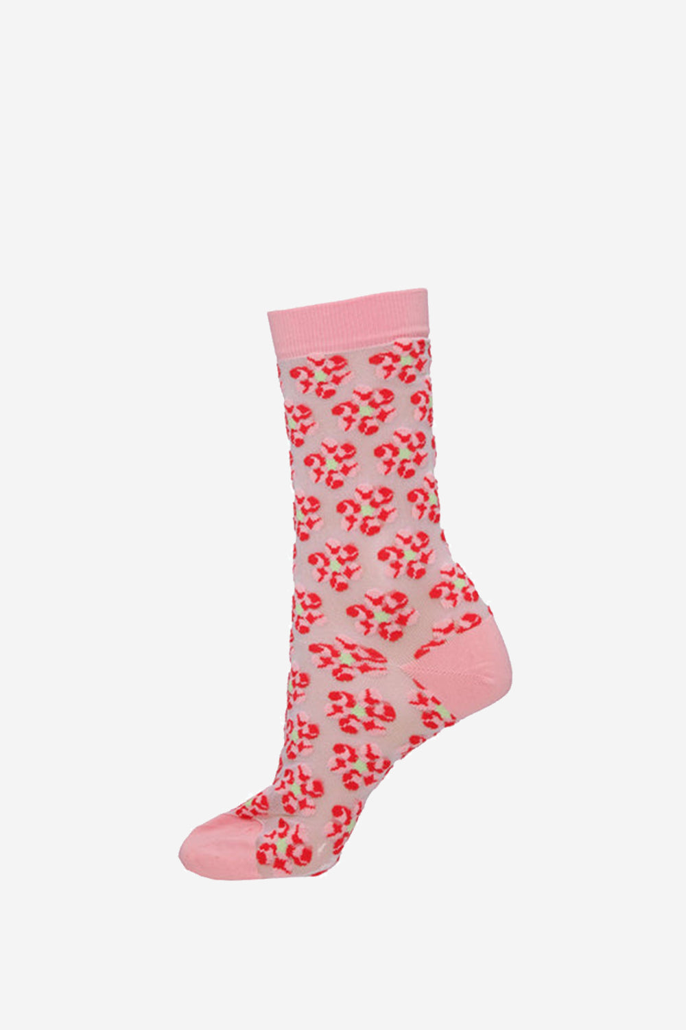 Boxing Flower Socks, Pink