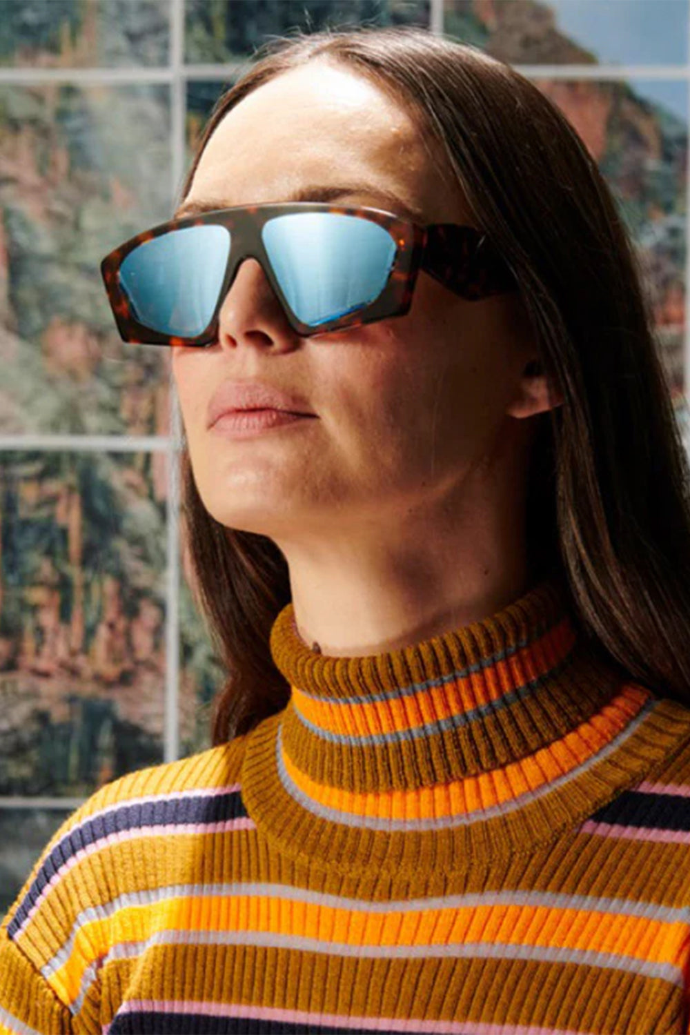 Cliff Glasses, Turquoise Blue | Henrik Vibskov | The Standard Store