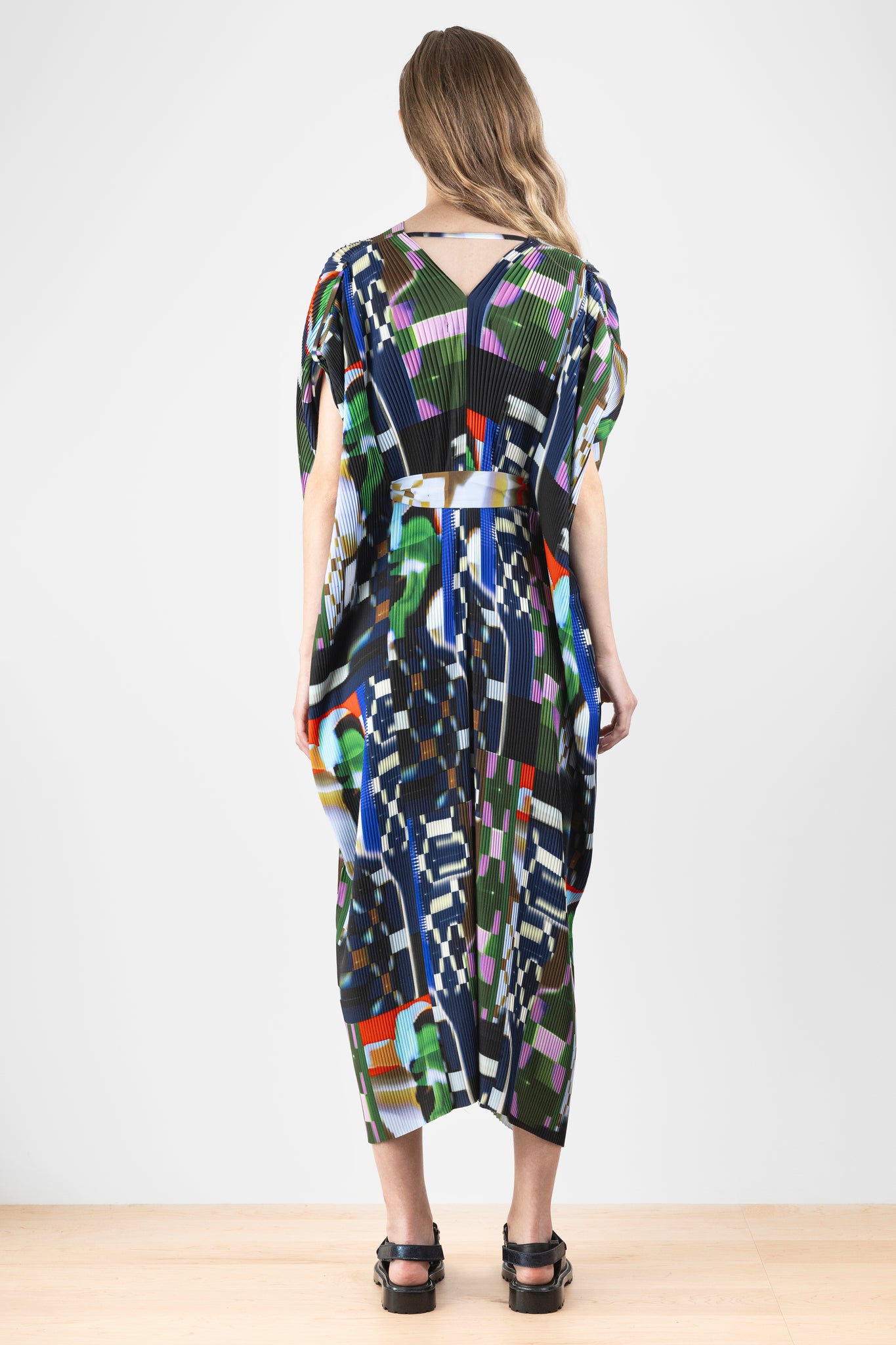 Knight Plisse Kaftan, Kaleidoscope Tetris | Henrik Vibskov | The Standard Store