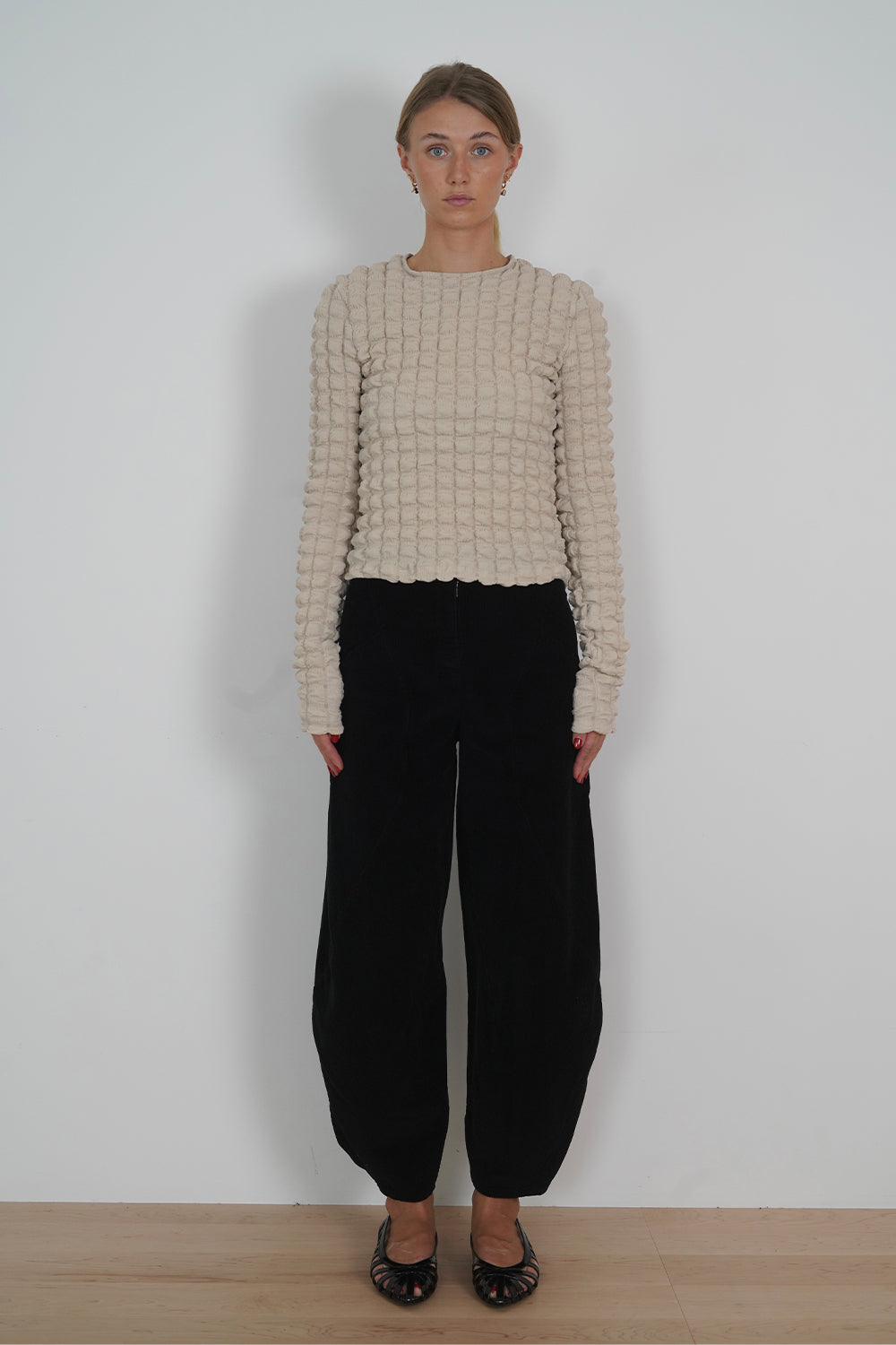 Tie Blouse, Beige | Henrik Vibskov | The Standard Store