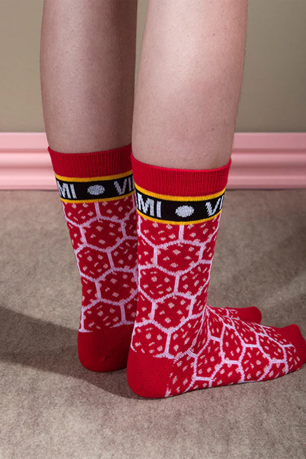 Vibs Salami Socks, Red | Henrik Vibskov | The Standard Store