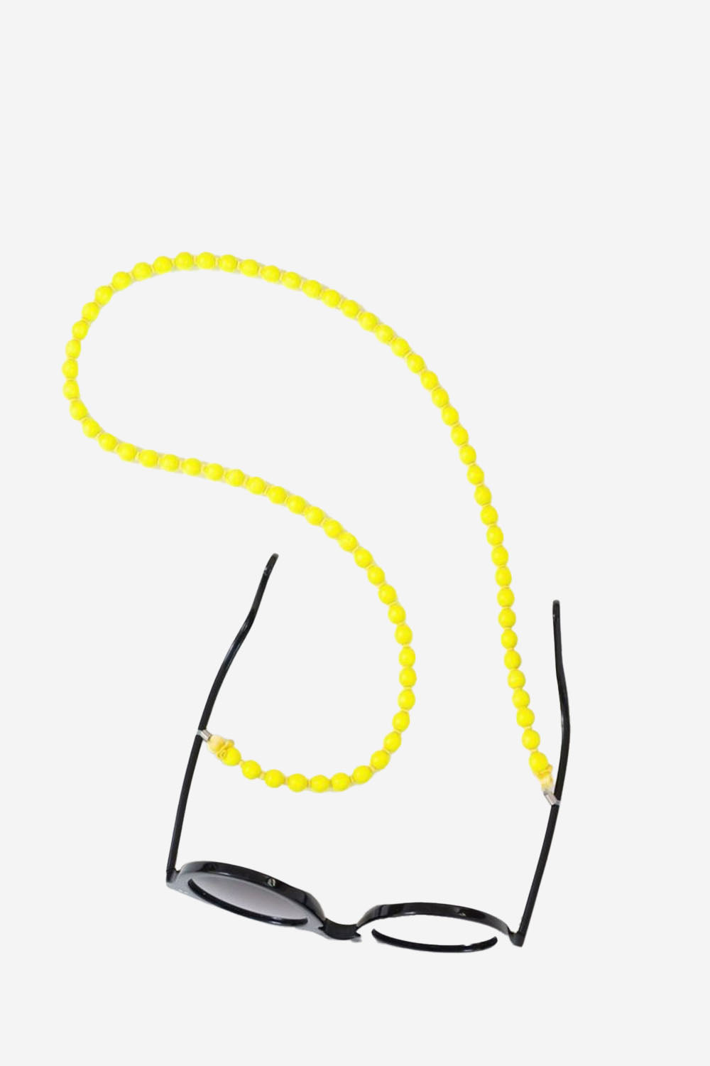 Brillenkette glasses chain, neon yellow