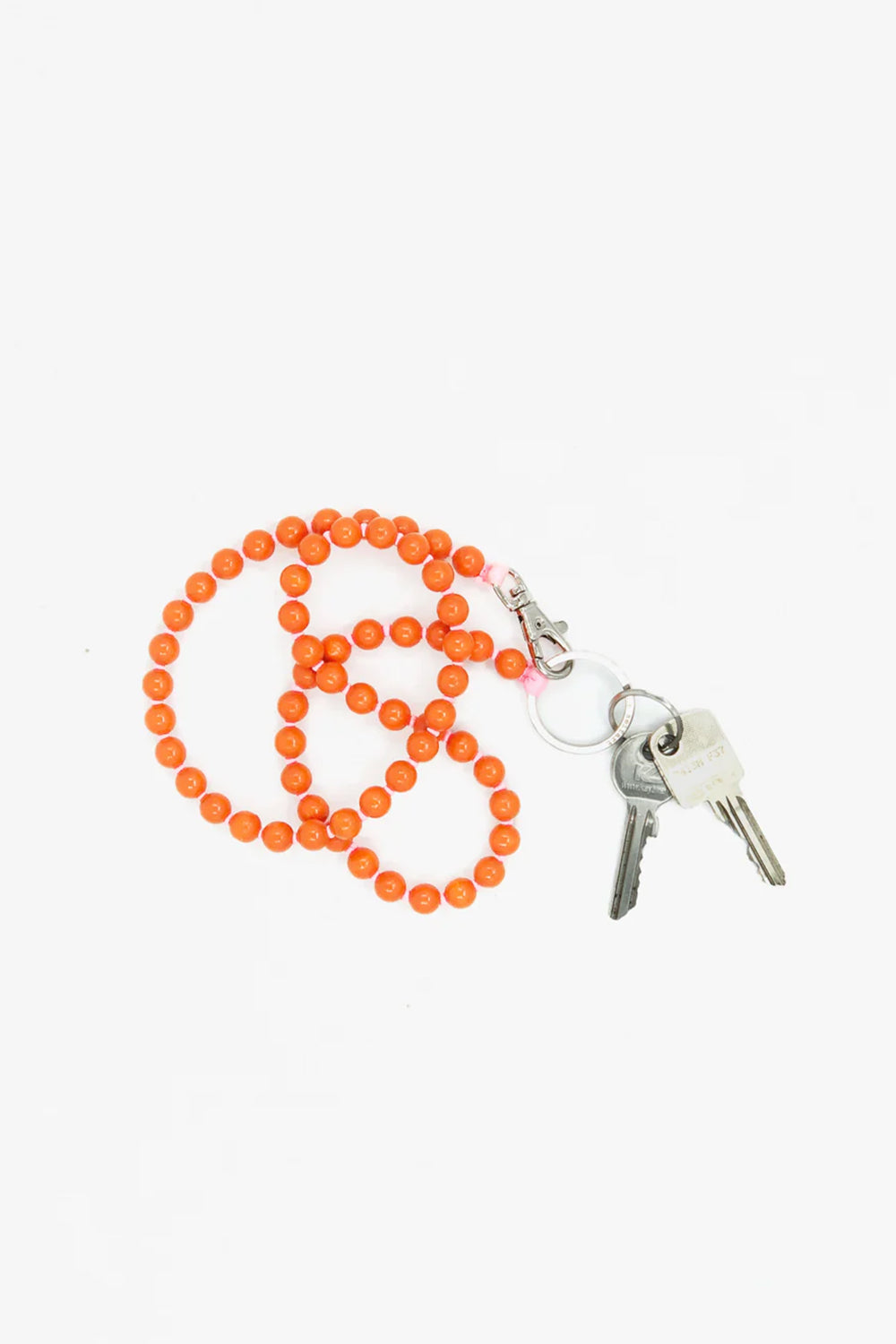 Perlen Long Orange Rose