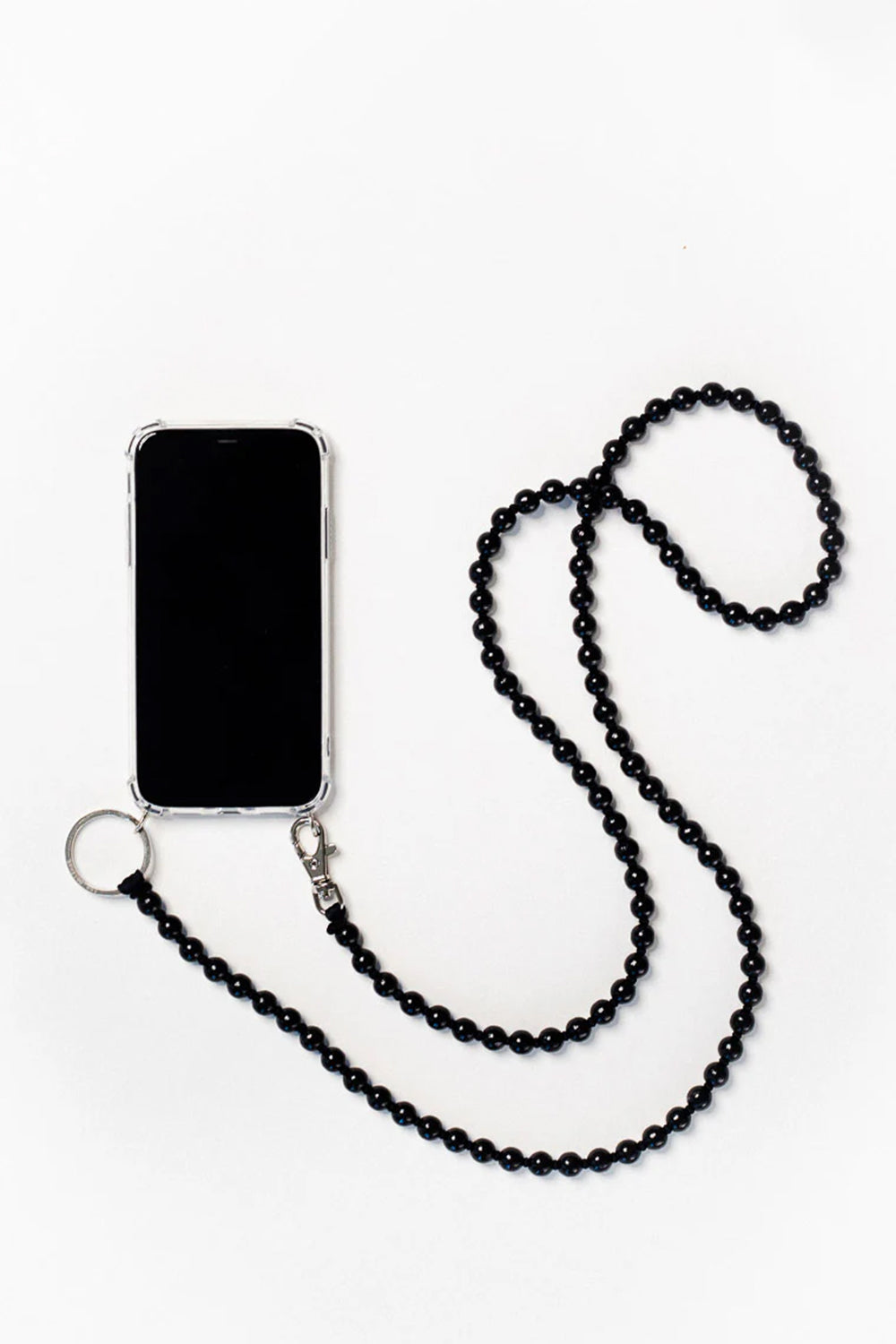 Phone Necklace Big, Black | Ina Seifart | The Standard Store